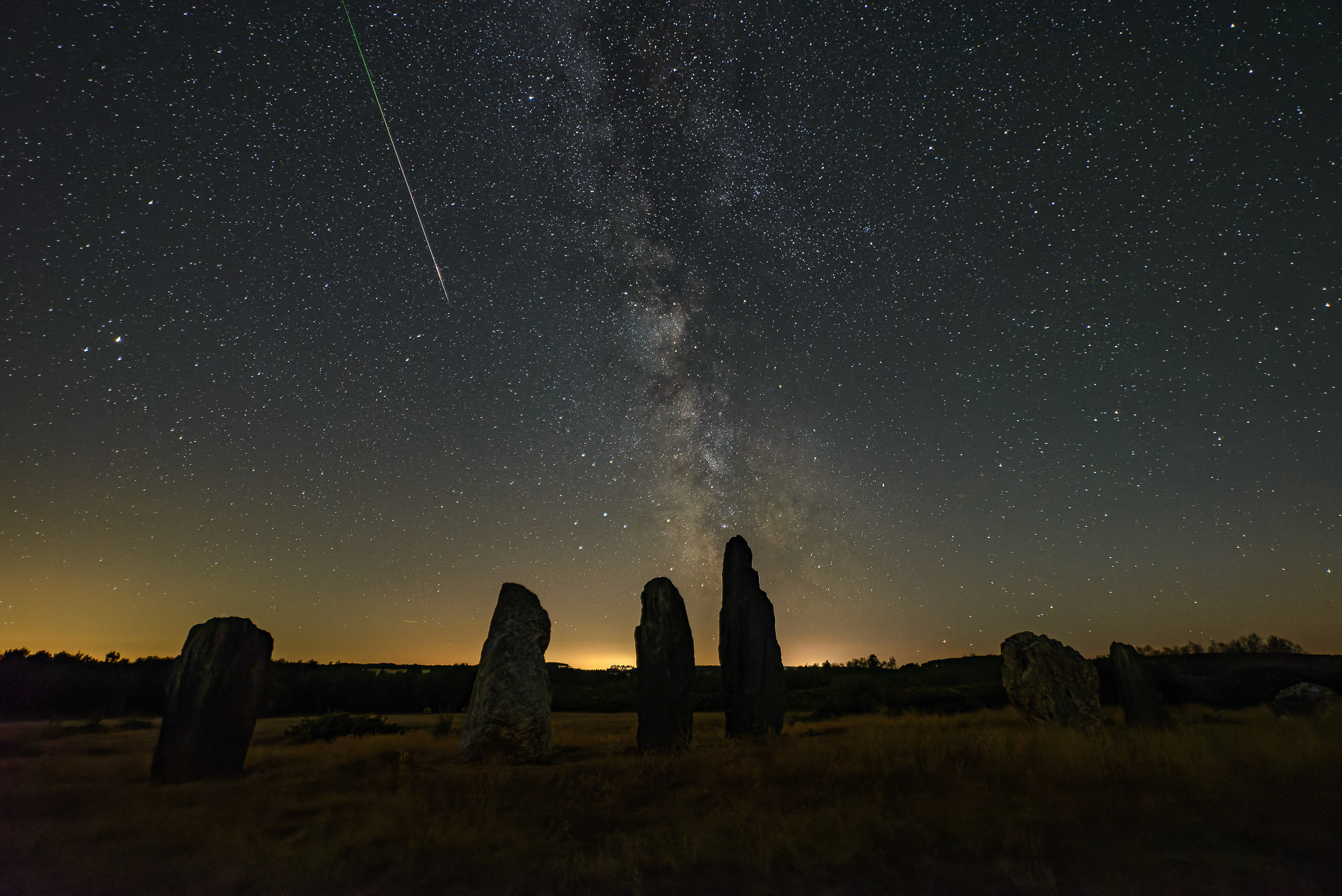 Bolide au dessus des landes de Cojoux