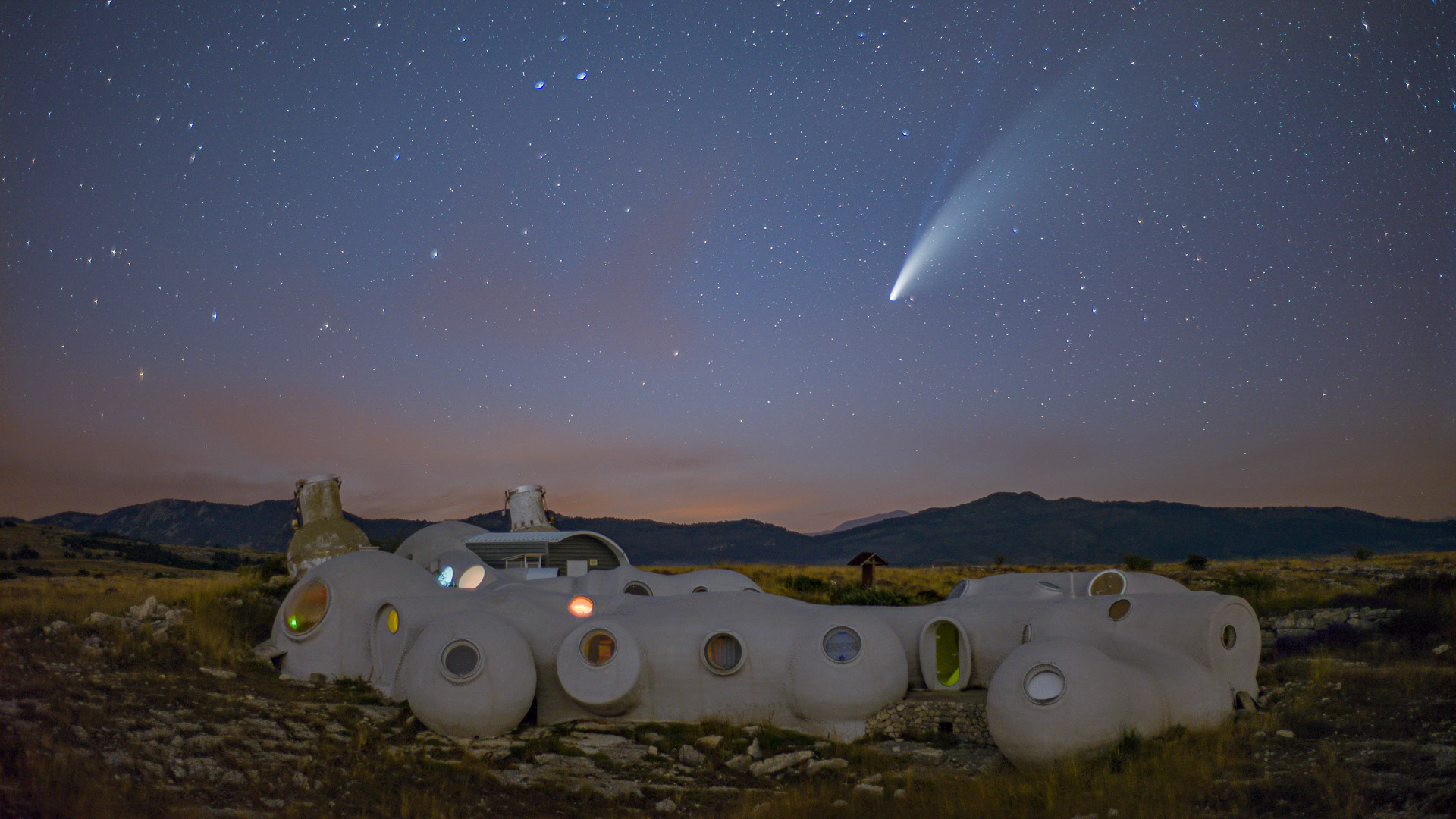 Neowise à l'Observatoire de la Côte d'Azur