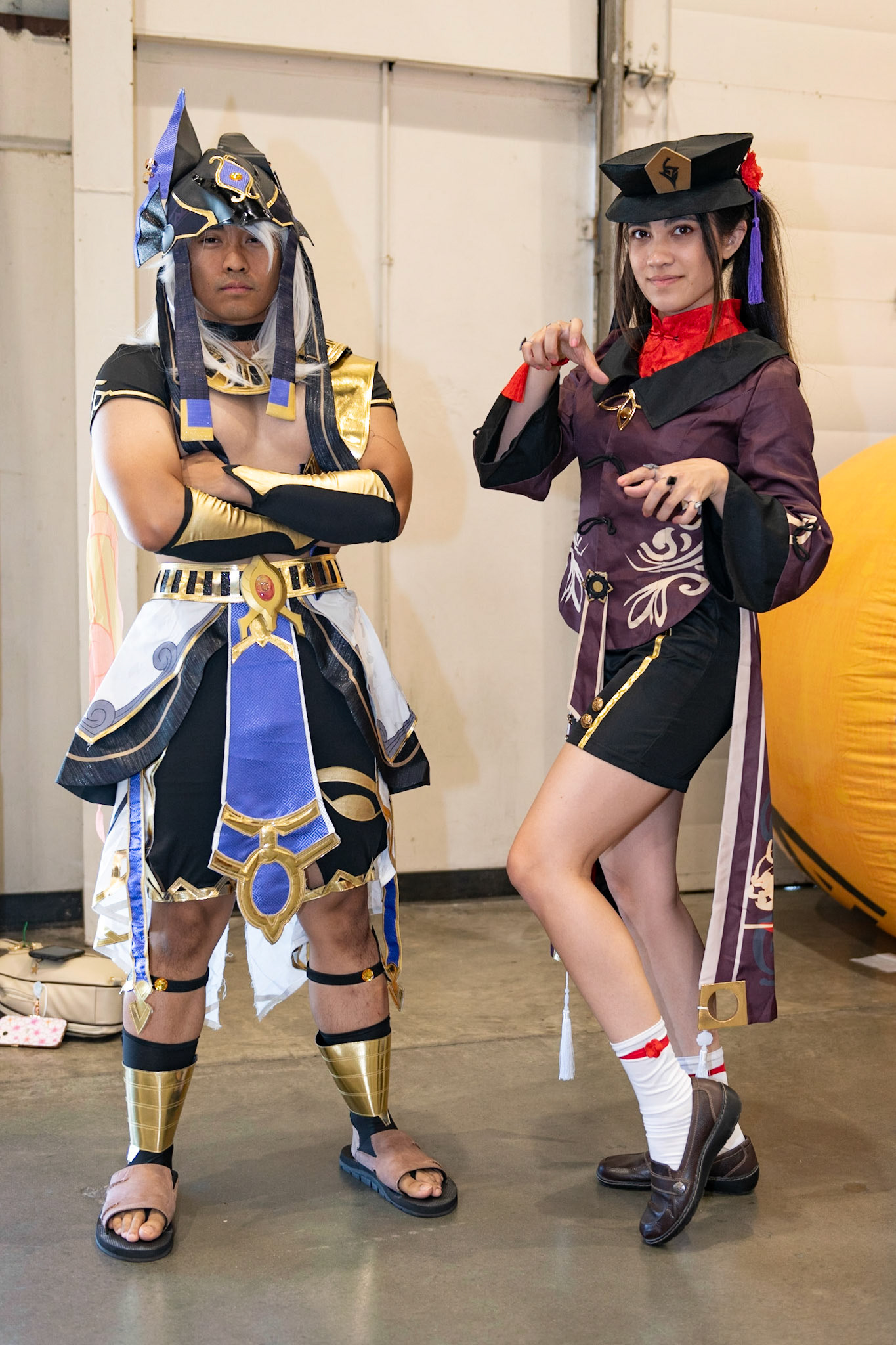 Cyno and Hu Tao (Genshin Impact)