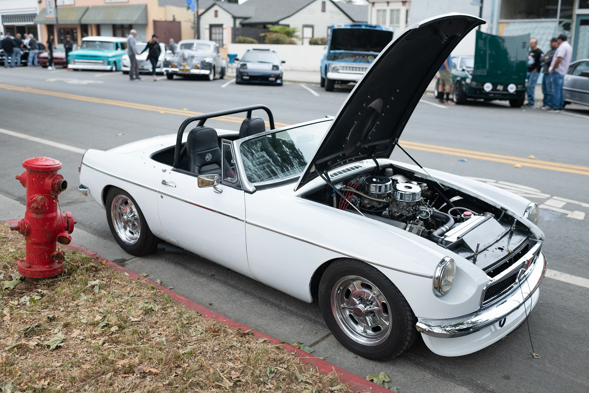 Corvette engine-swapped MGB