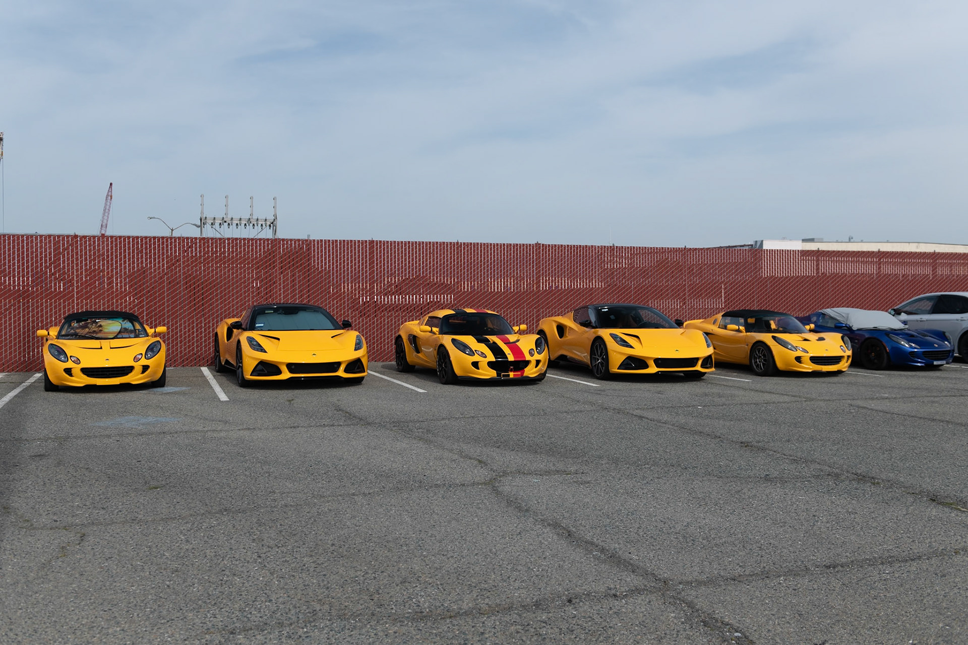 Lotus cars at USS Hornet