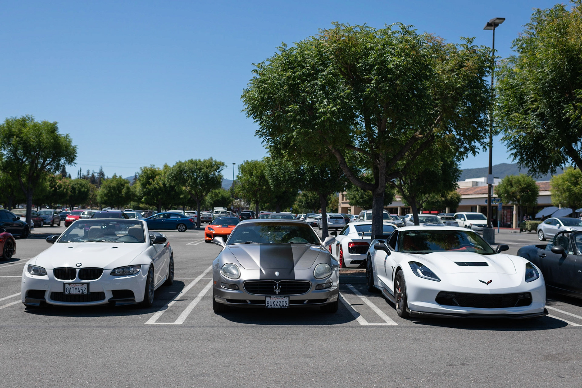 BMW E93 Convertible, Maserati Cambiocorsa 4200GT, Chevrolet C7 Corvette