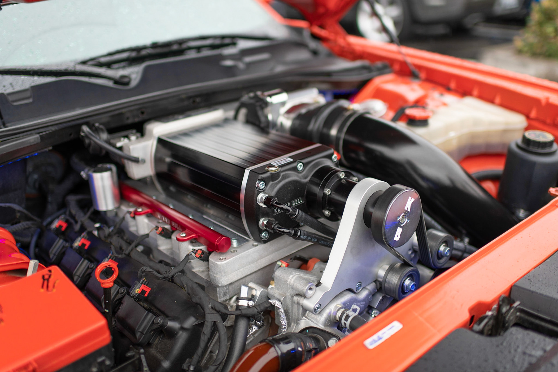 Dodge Challenger T/A with supercharger