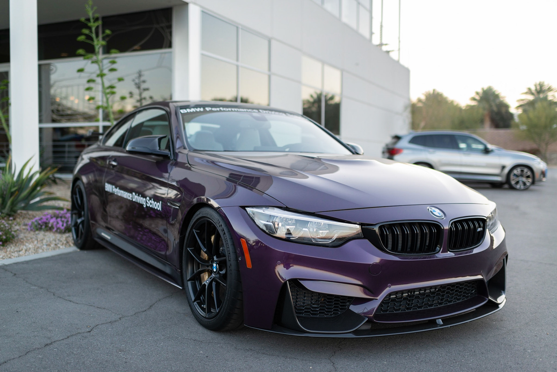 BMW M4 in Purple Silk Metallic