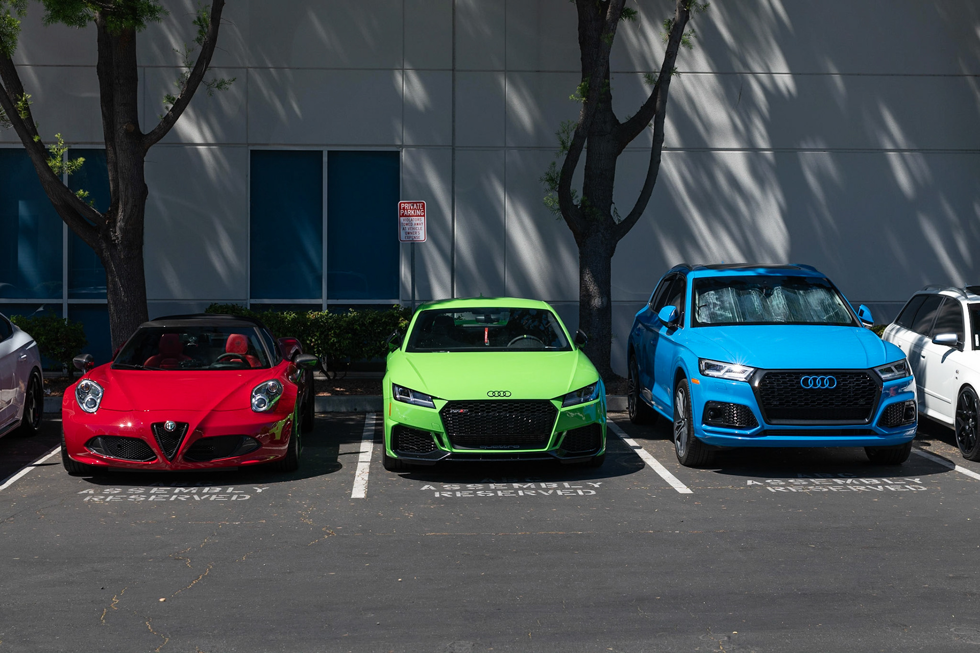 Alfa Romeo 4C, Audi TT RS, Audi Q5