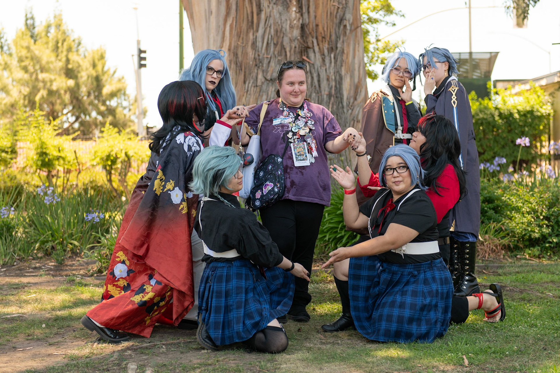 VTubers cosplayers at Anime Impulse