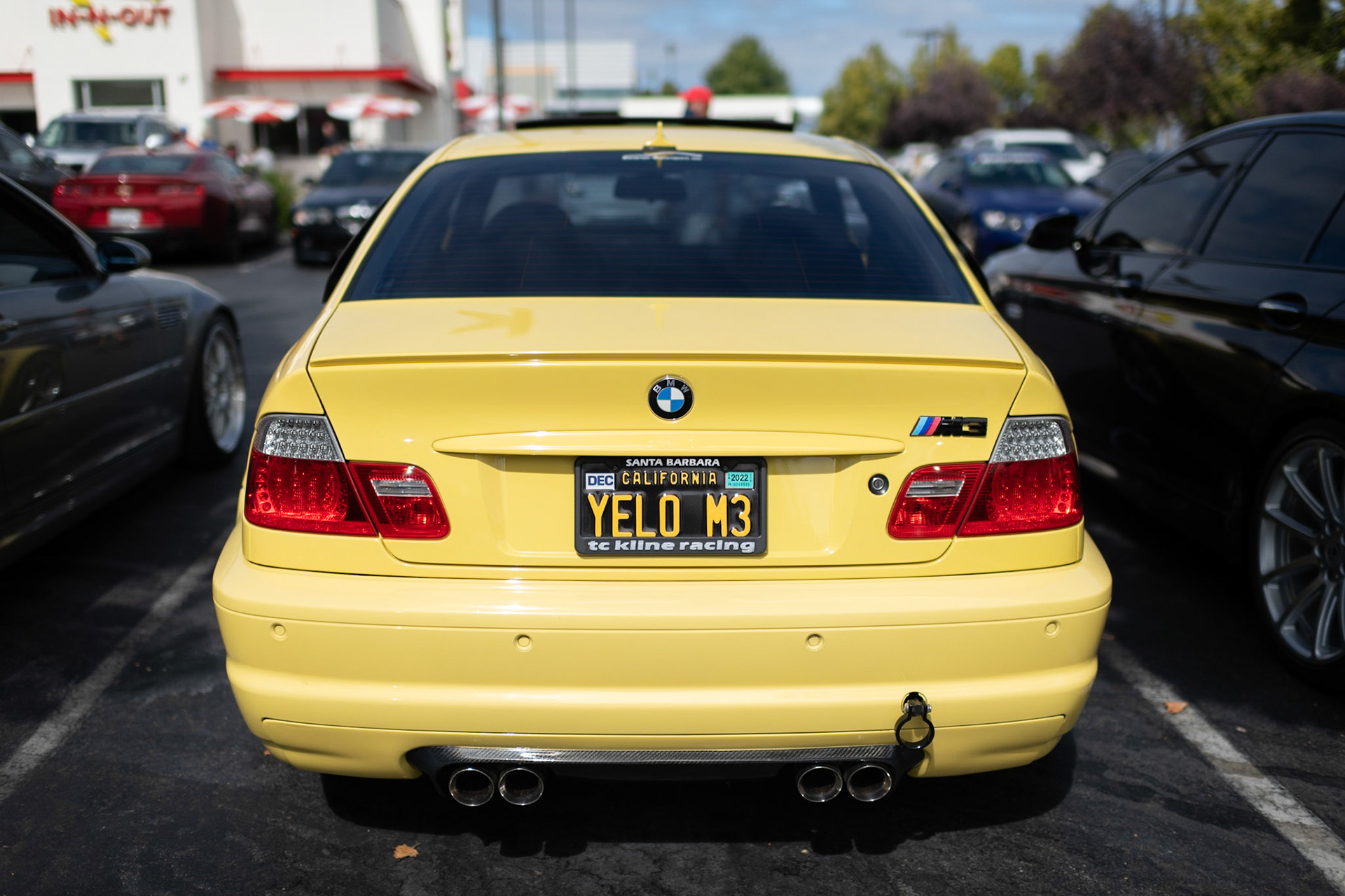 BMW M3 in Dakar Yellow