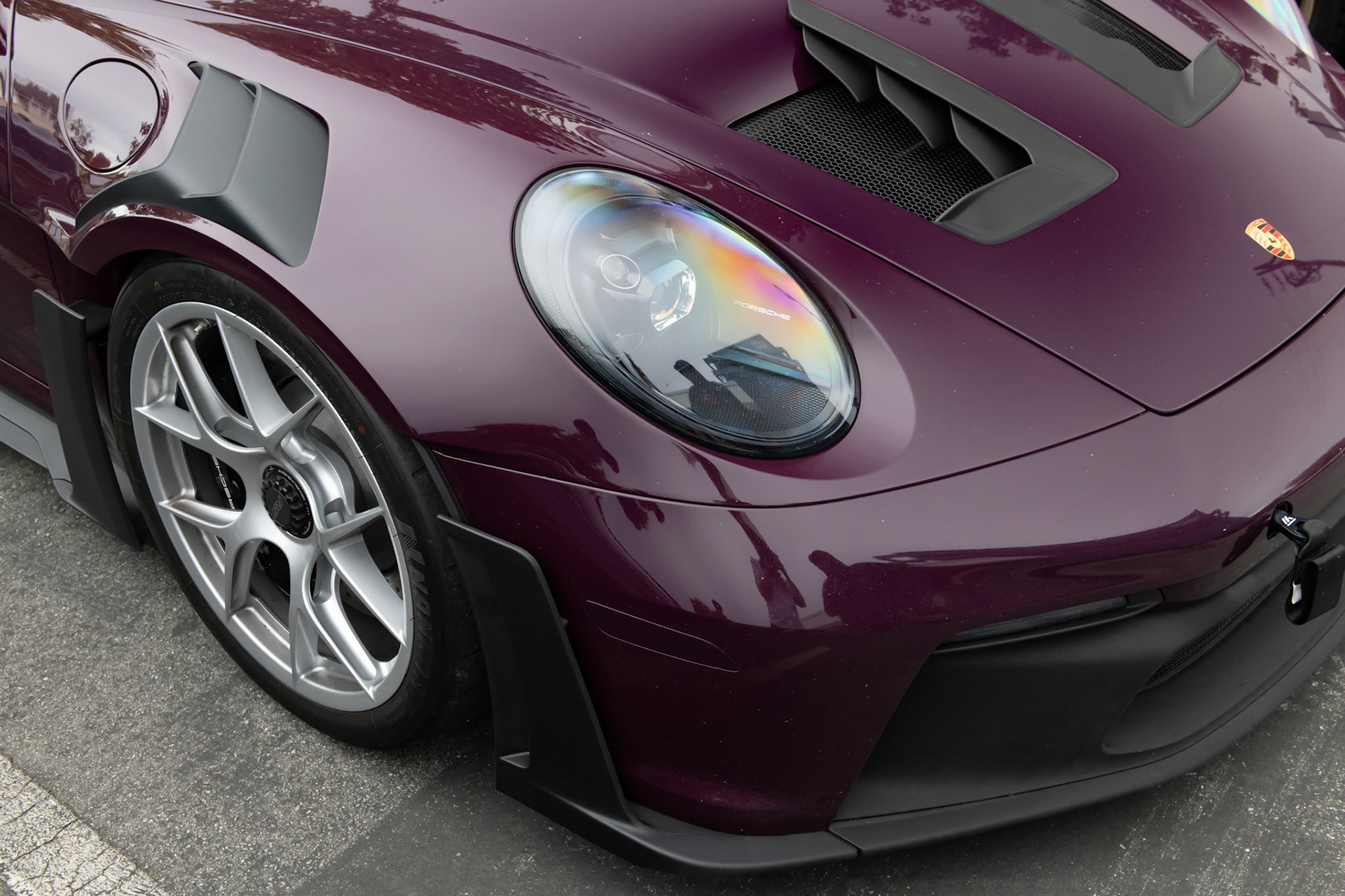 Porsche GT3RS in Aubergine