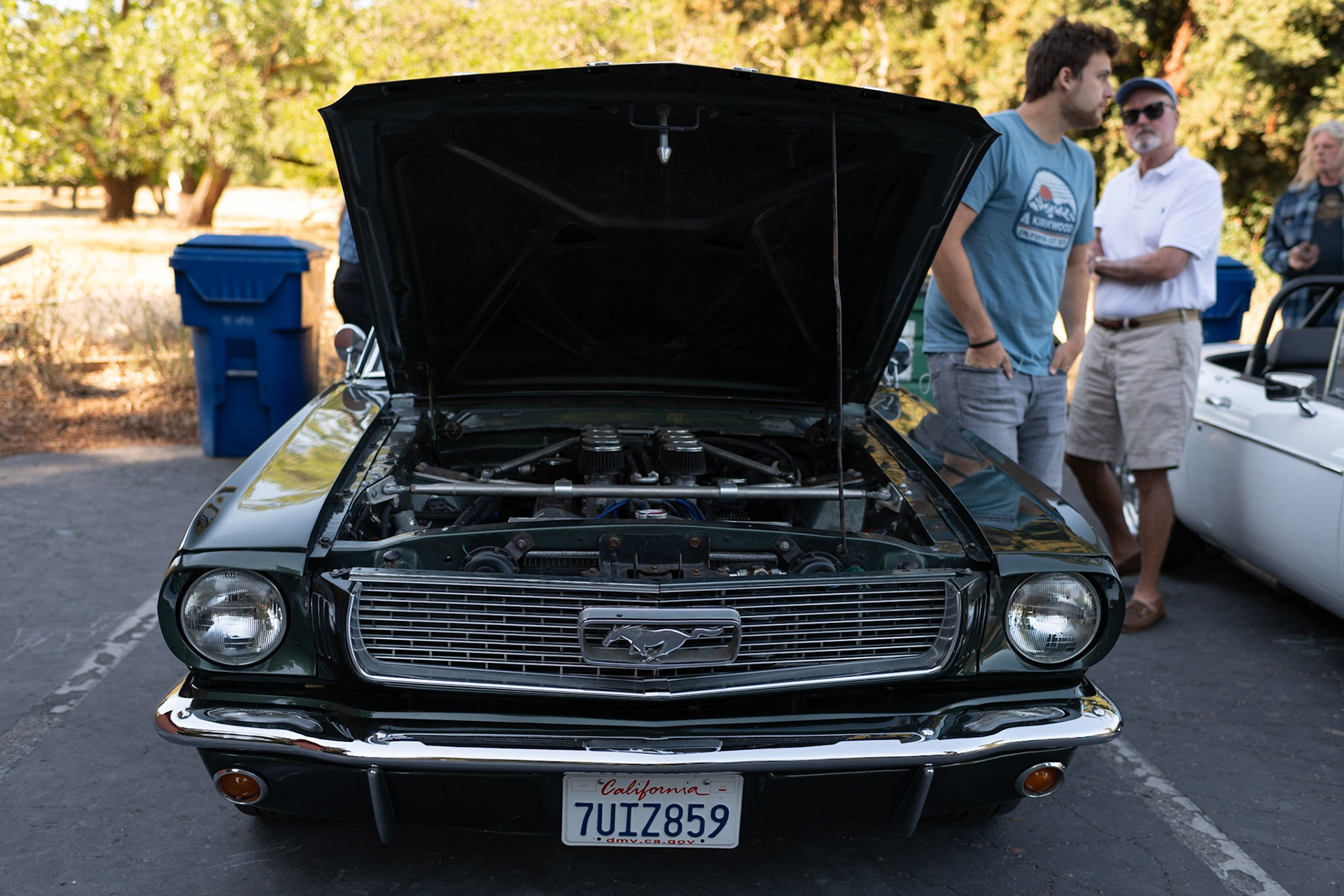 Ford Mustang with V8 race engine conversion