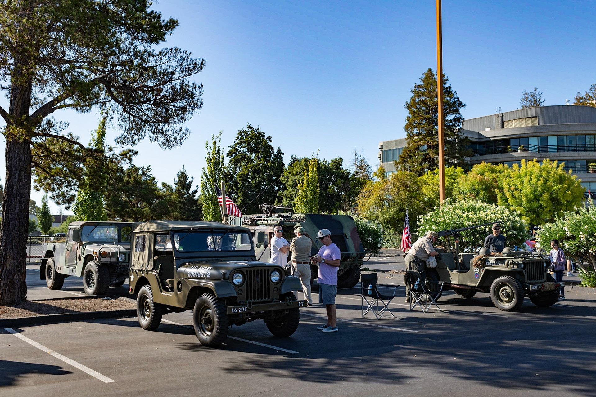 Army vehicles