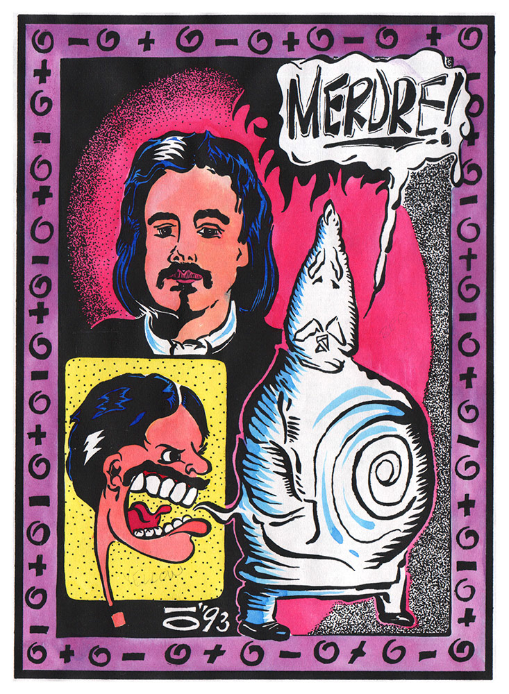Crackpots and Visionaries: Alfred Jarry - Dr Ph. Martin's dyes version