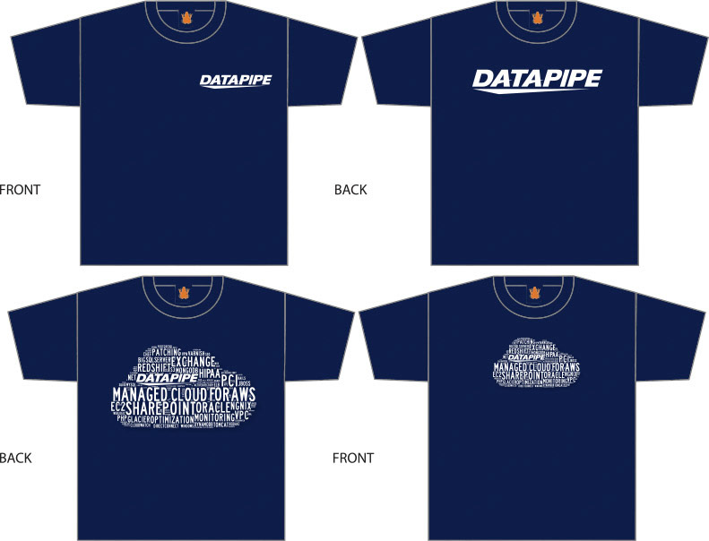 Datapipe - Word Cloud / Cloud t-shirt