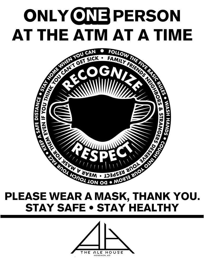 Ale House - Hoboken, NJ - Respect The Mask