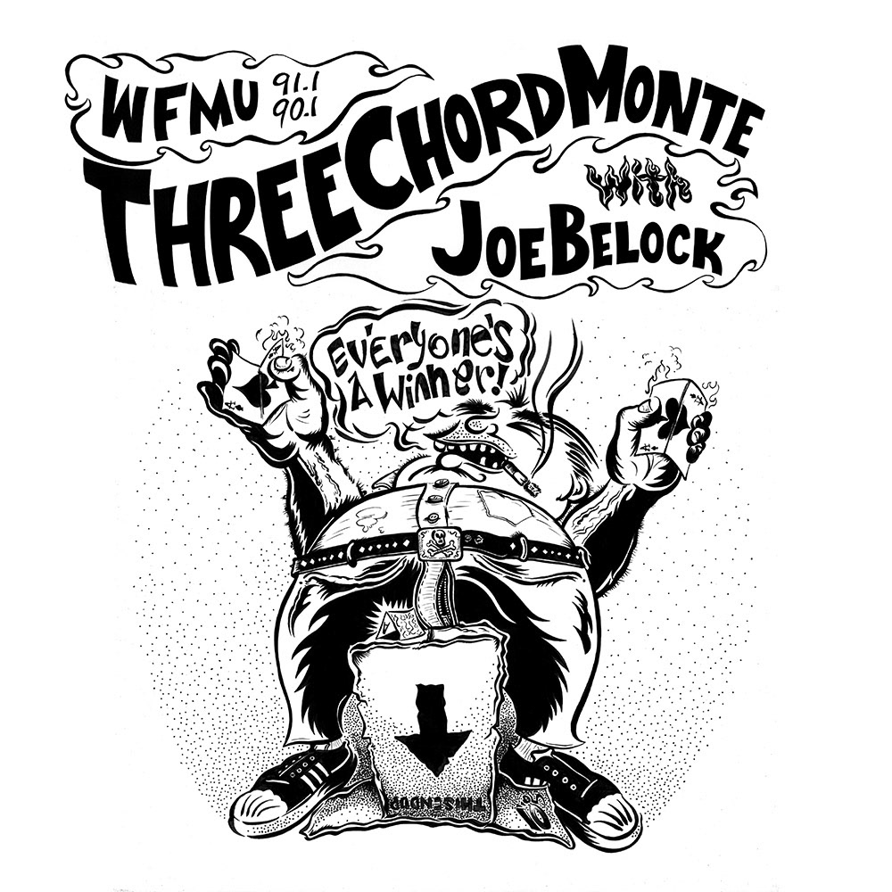 Three Chord Monte with Joe Belock t-shirt “EVERYONE’S A WINNER!”