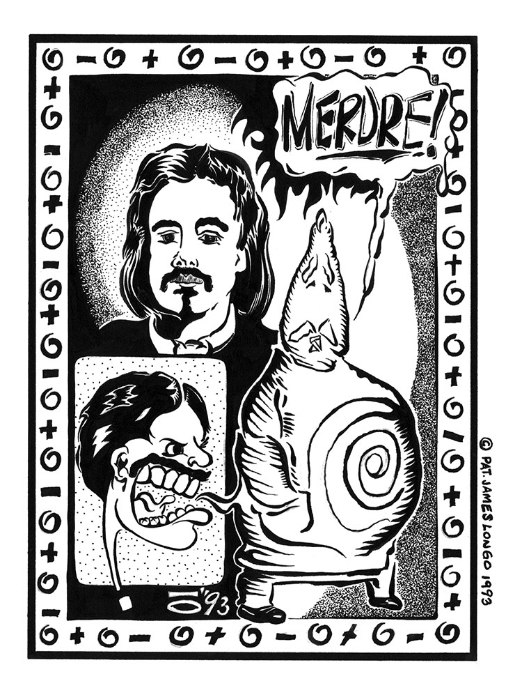 Crackpots and Visionaries: Alfred Jarry - Black Ink only