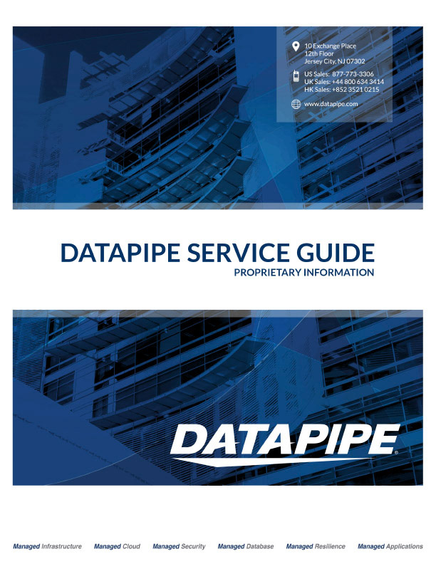 Datapipe - Service Guide Cover