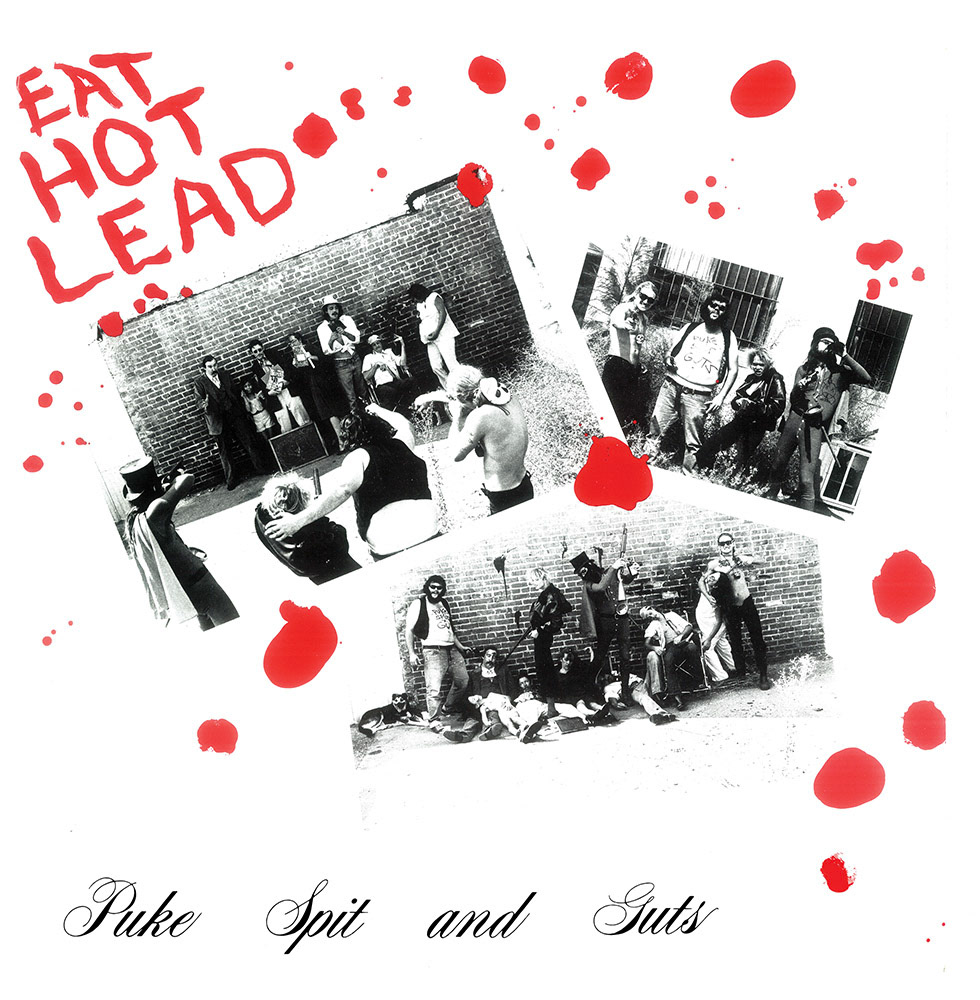 Puke Spit and Guts - Reissue layout, design, lettering, and production