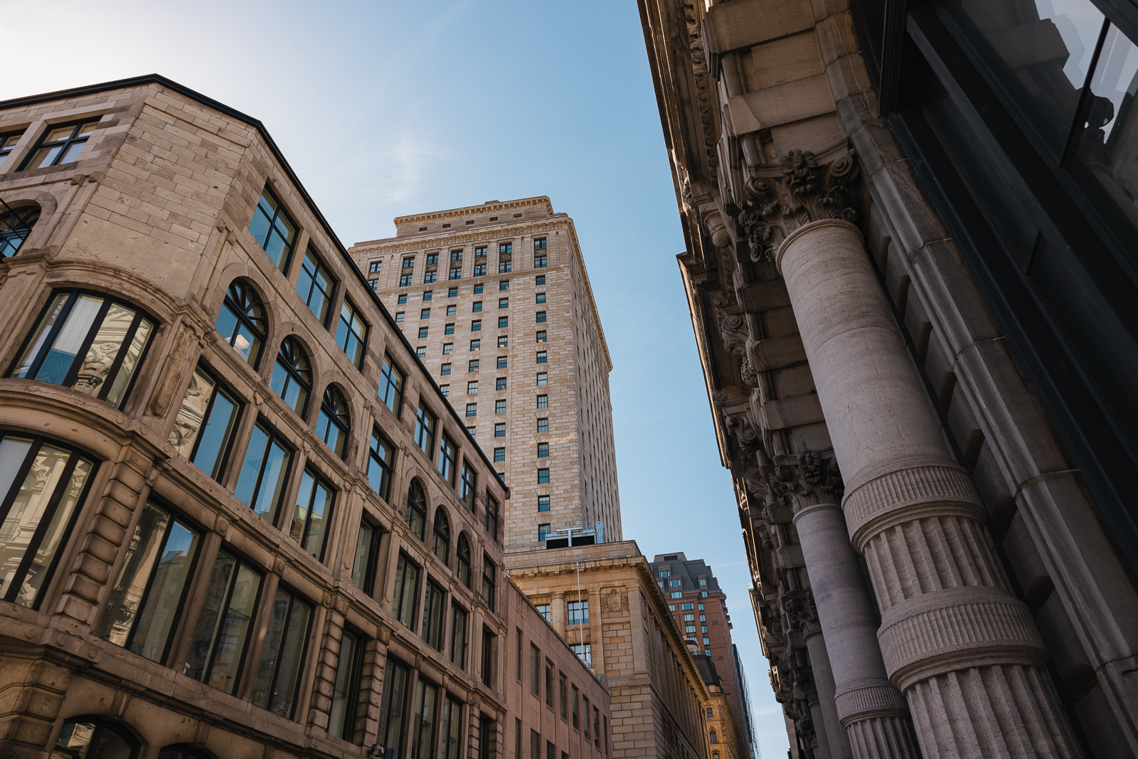 View of buildings in Old Port, Montreal