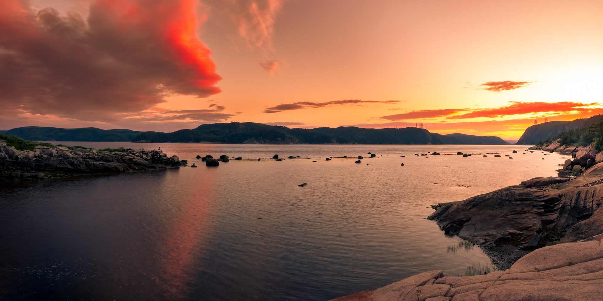Méditation dans les profondeurs du fjord