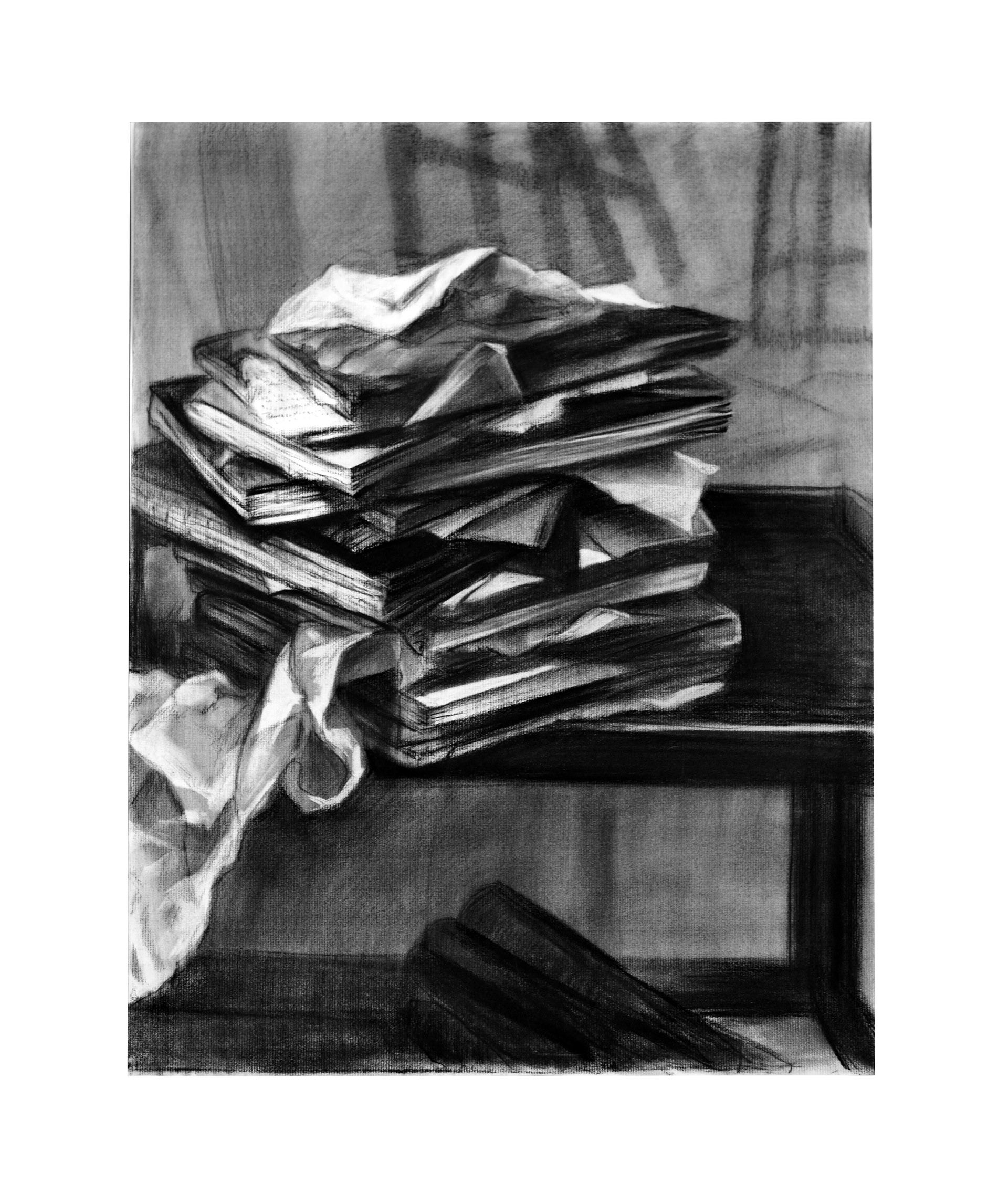 Medium: Charcoal on paper