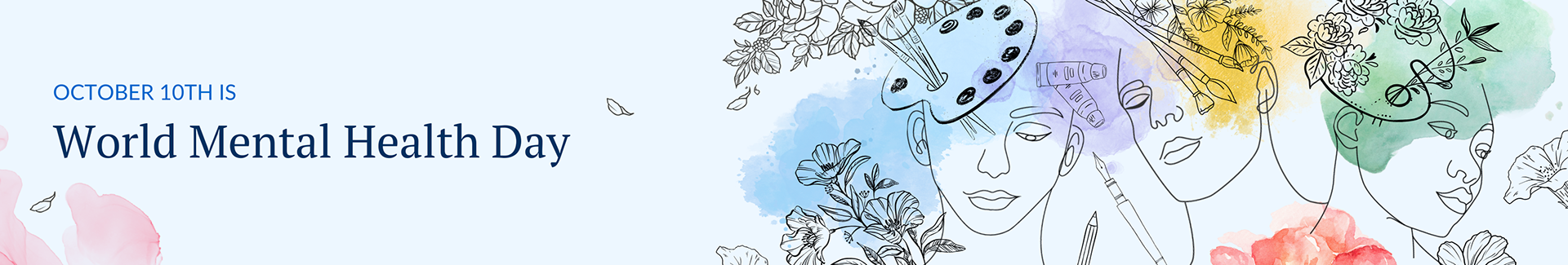 World Mental Health Day Long Banner