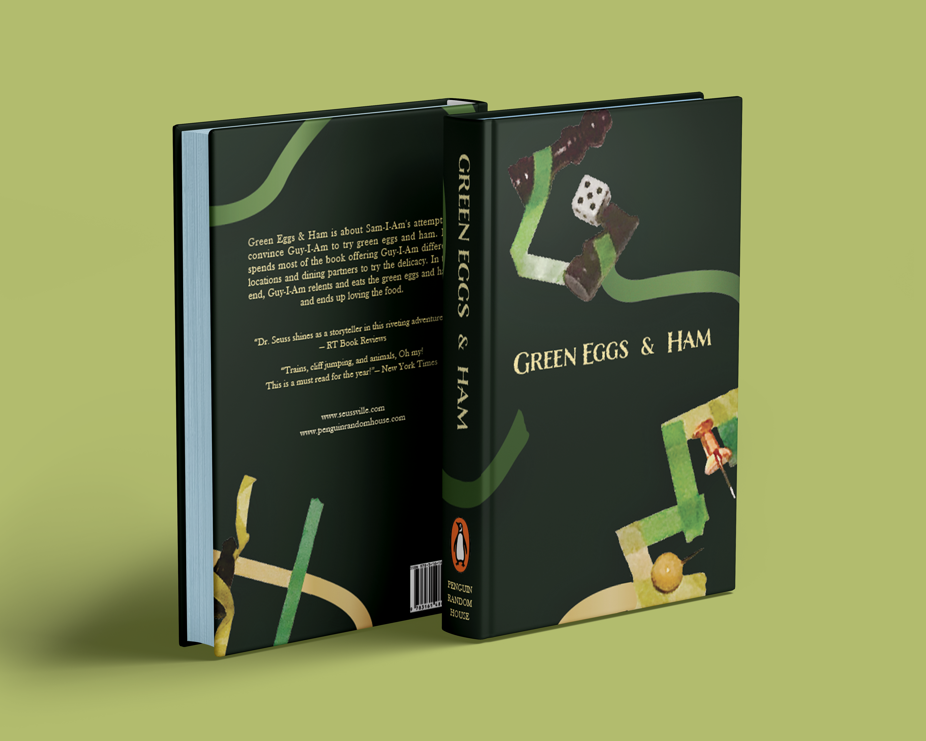 Dr. Seuss Project - Adventure Genre Version 1 / Medium: Illustrator, Photoshop / Communication Design / 2021