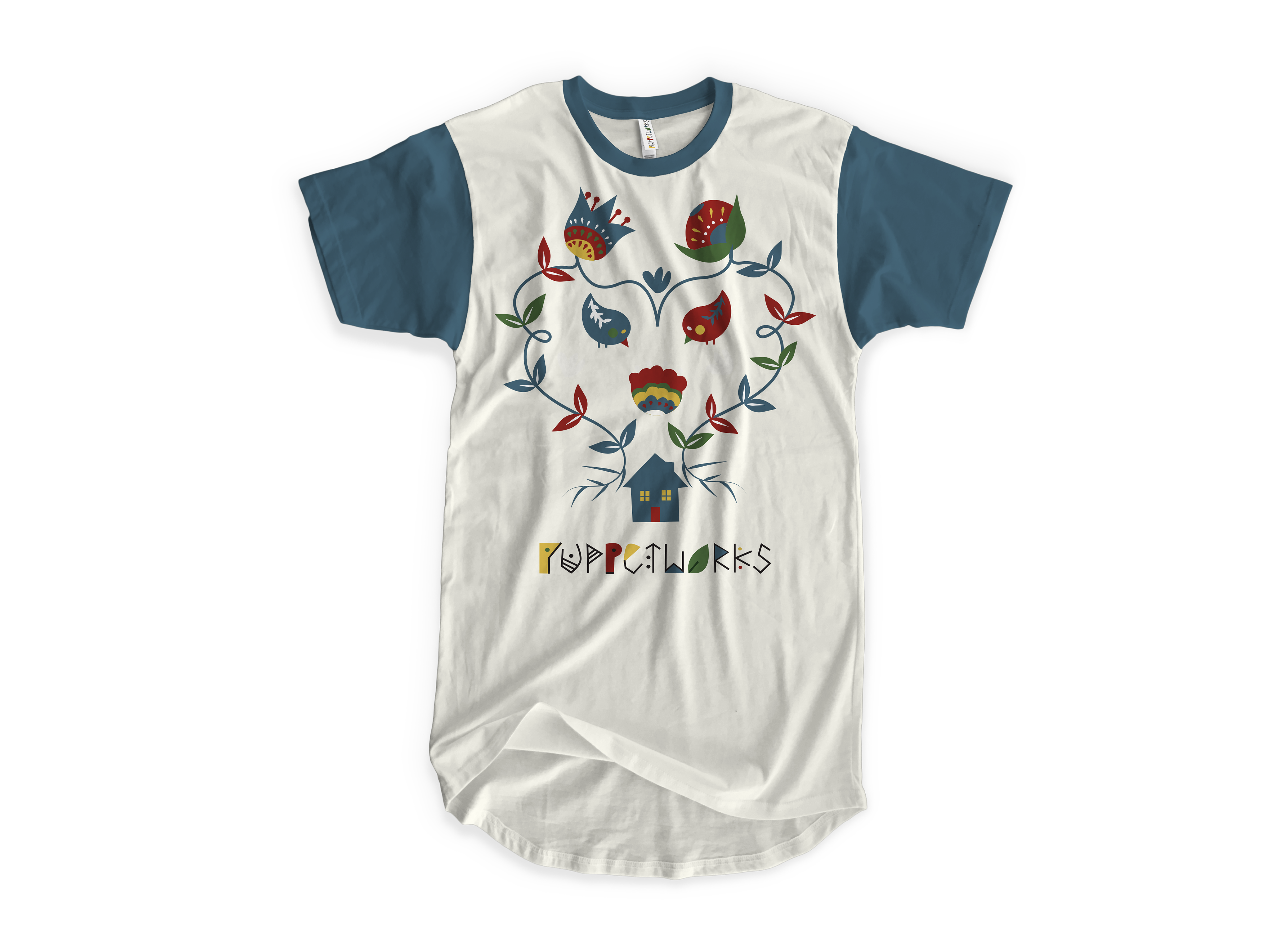 Puppetworks T-Shirt - Folk Art
