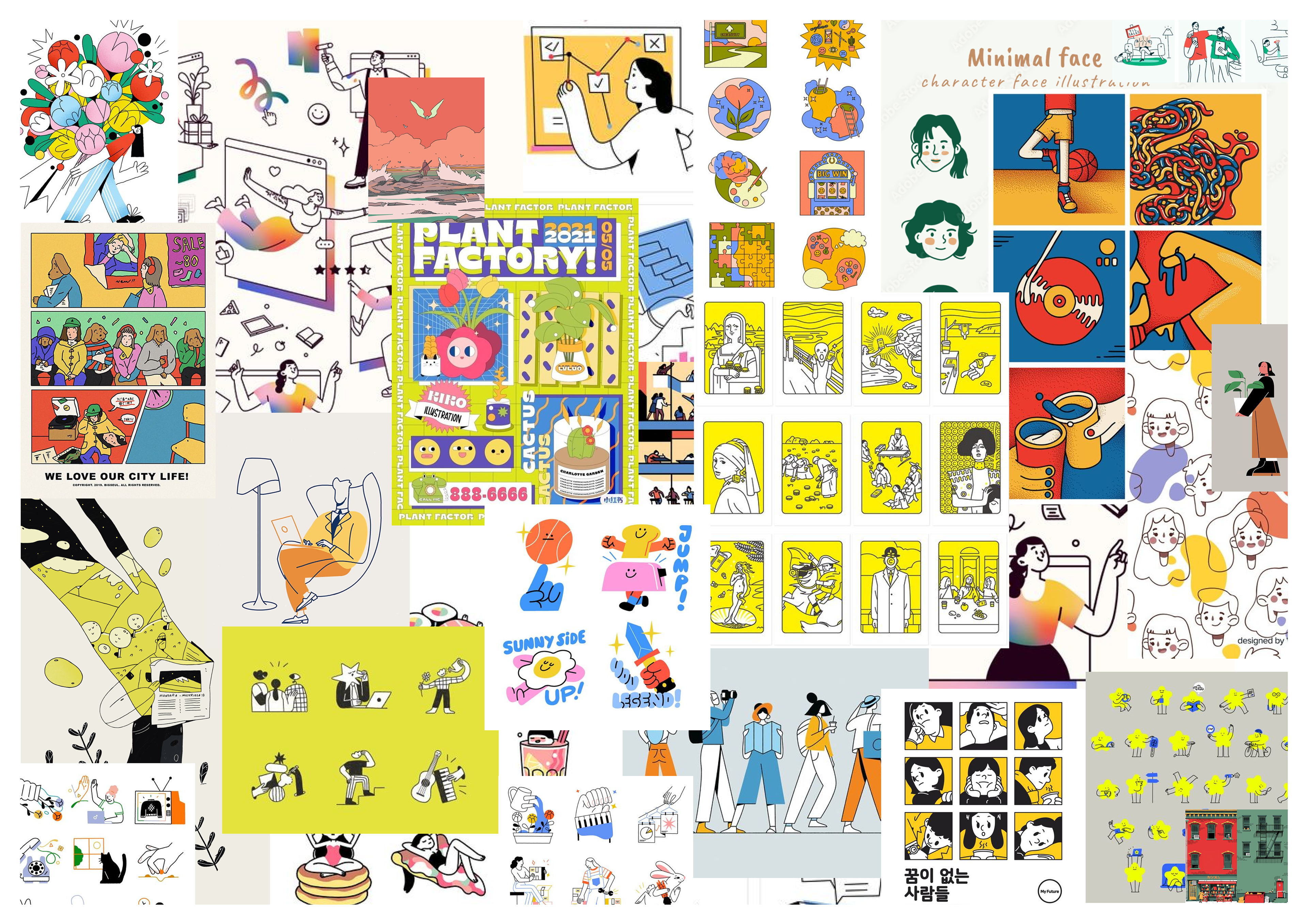 Moodboard 1 - Lineart