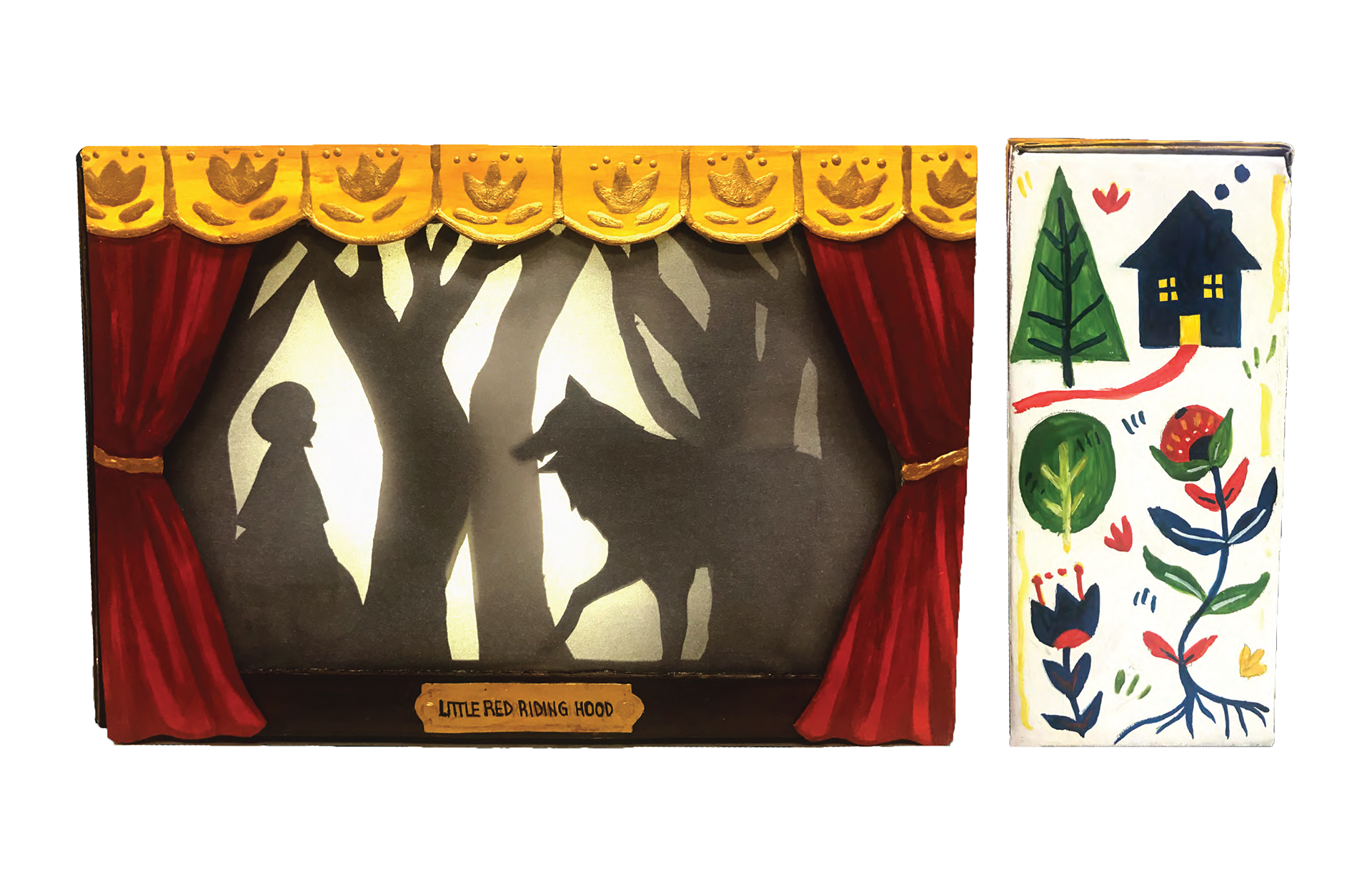 Shadow Box - The Little Red Riding Hood / Front & Side
