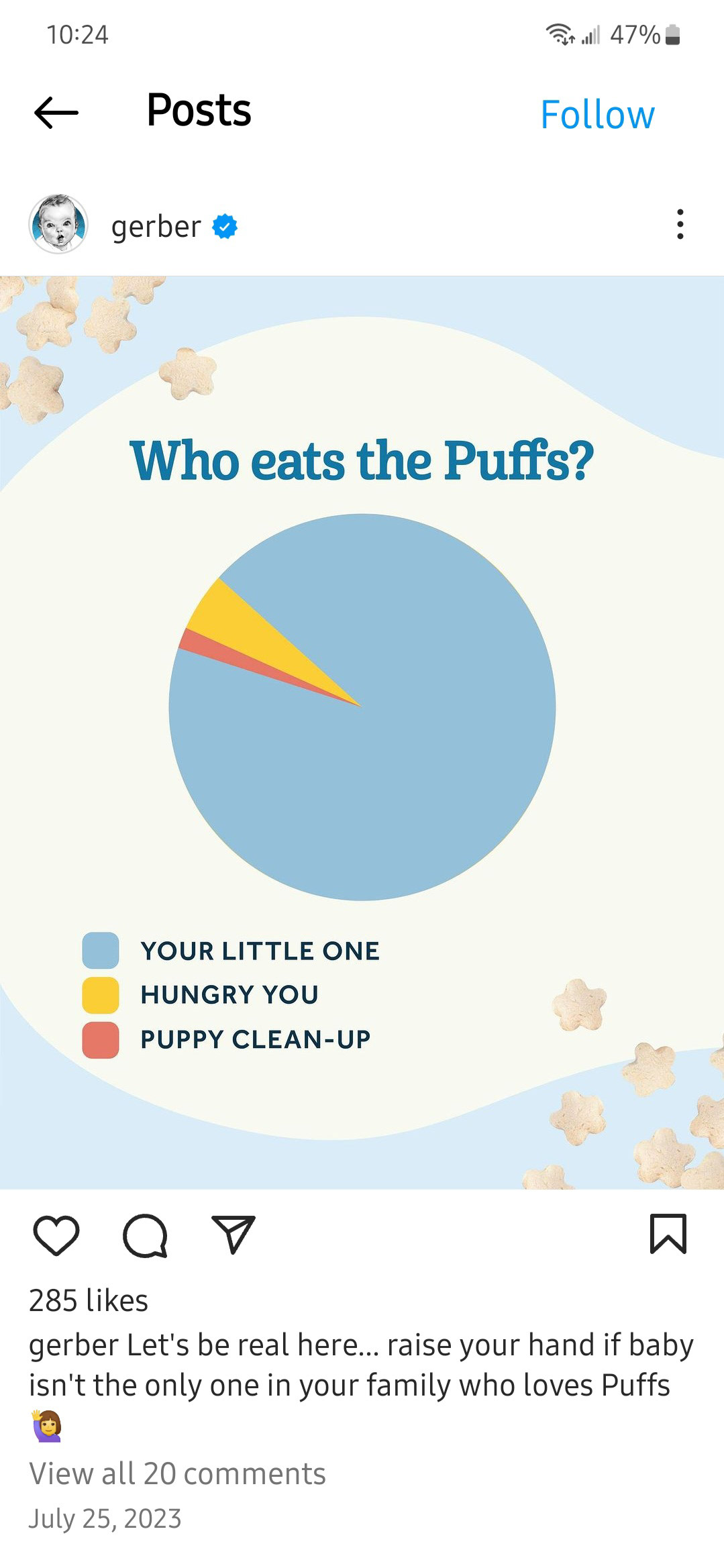 Puffs Instagram Social Post