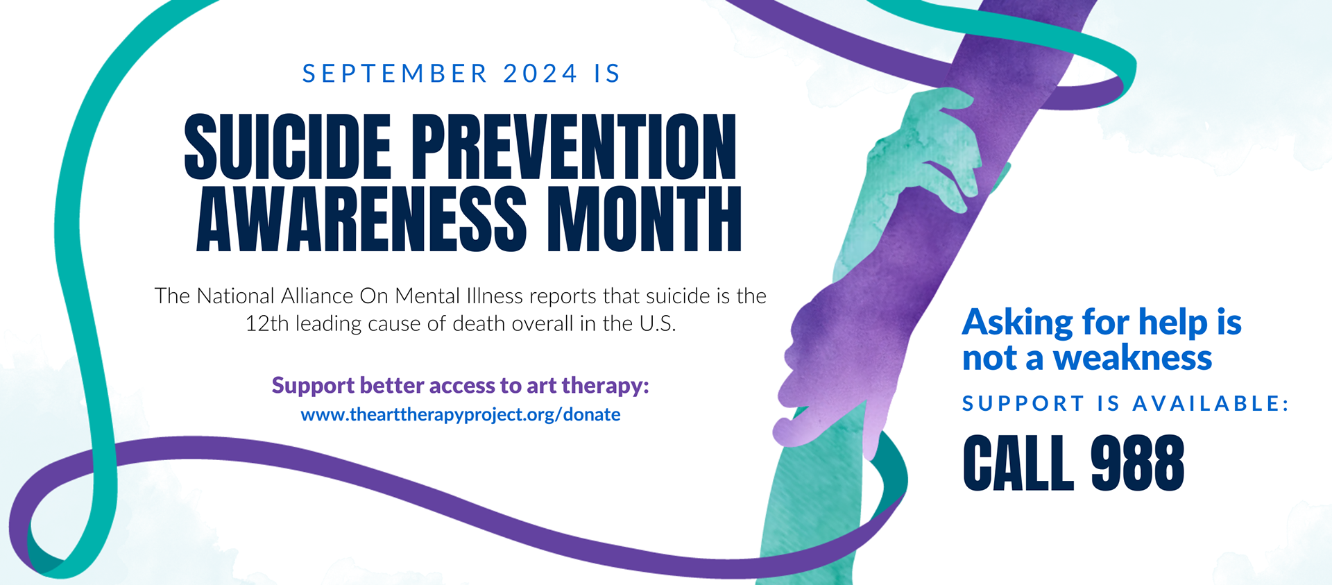 Suicide Prevention Awareness Month Large Banner