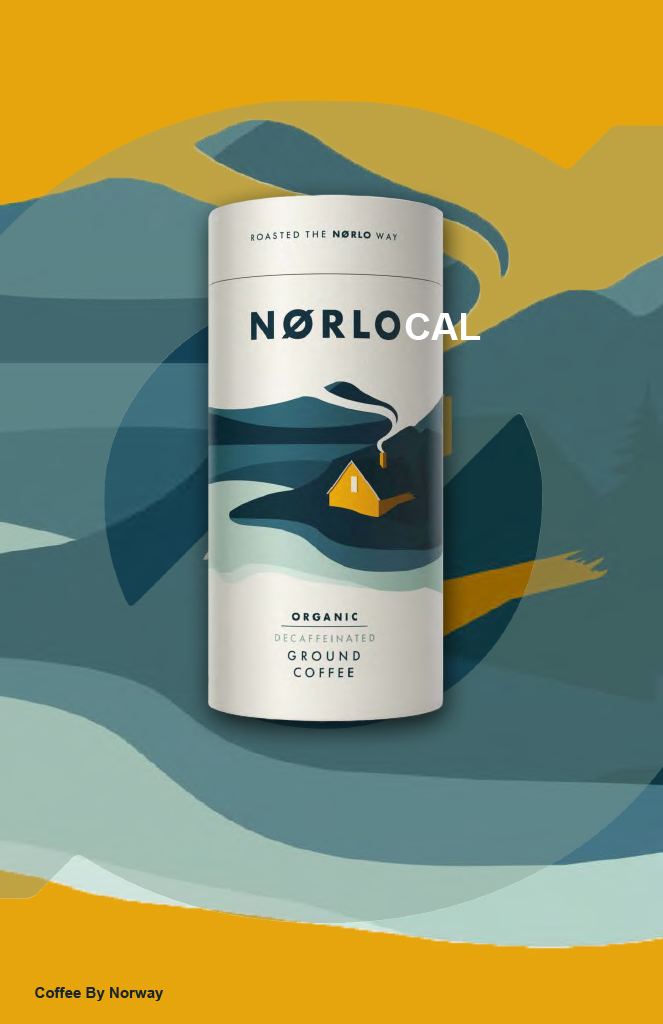 Norlo Coffee Ads / Medium: Illustrator, Photoshop, InDesign / Advertising Design / 2022