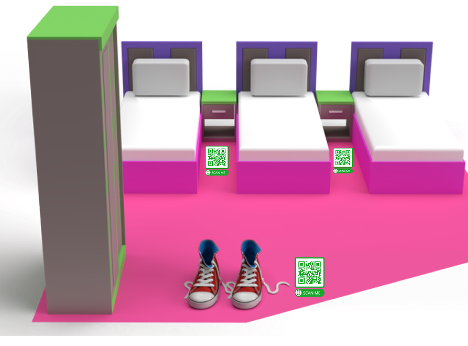 The Opening Act Room: The My 6 subscriber will have a dedicated to room a specific opener for Outside Lands. A specific item in the room will be related to the artist and their interests, and each QR code in the room will direct the subscriber to the artists latest song.