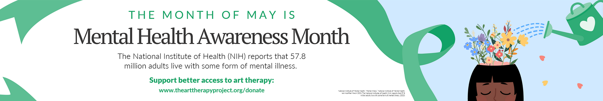 Mental Health Awareness Month Banner Long