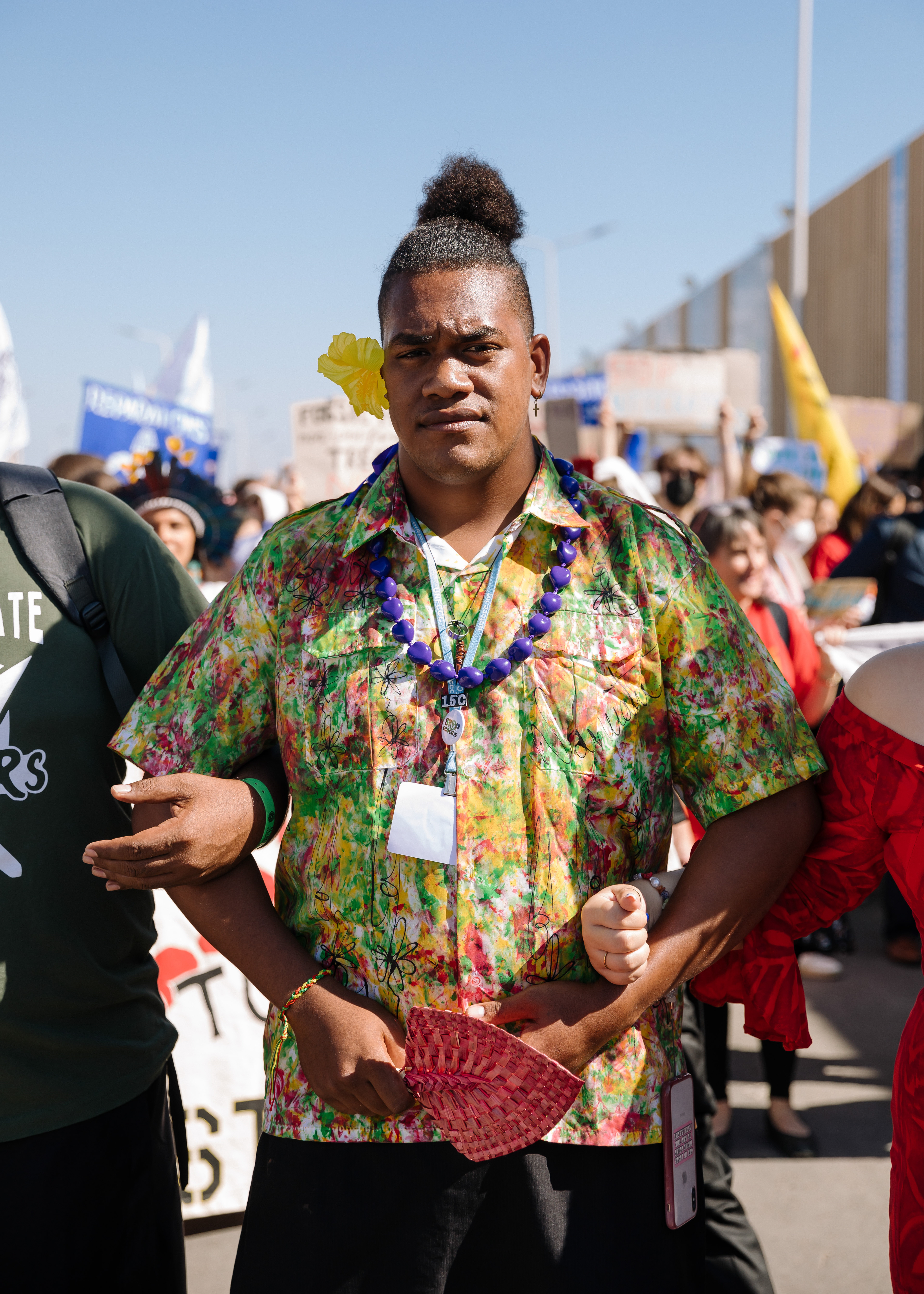 Taren Chilia, Climate Activists from the island of Vanuatu