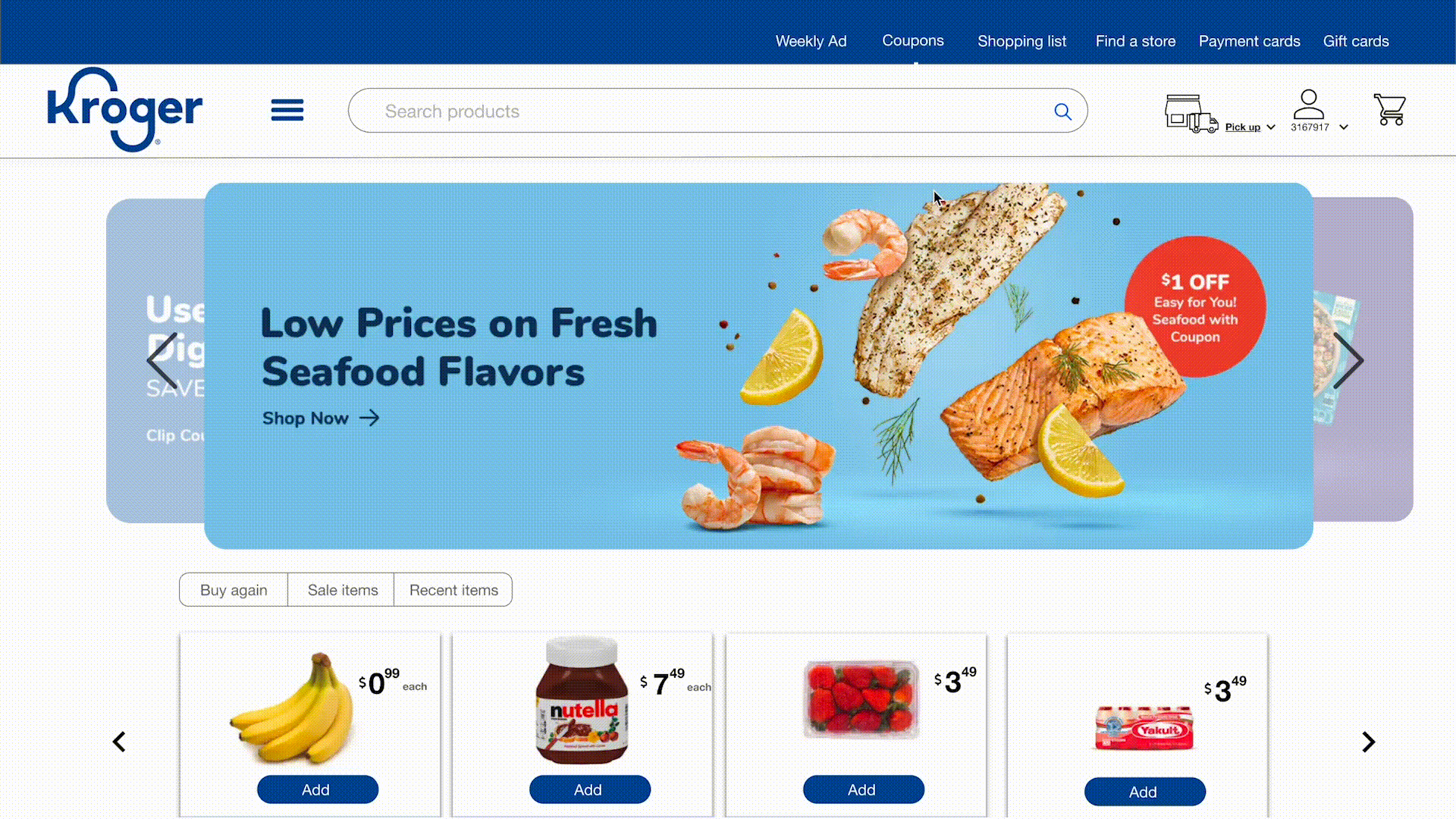 A video demonstration of the prototype, illustrating how a customer purchases coupon-eligible items and views the total savings.