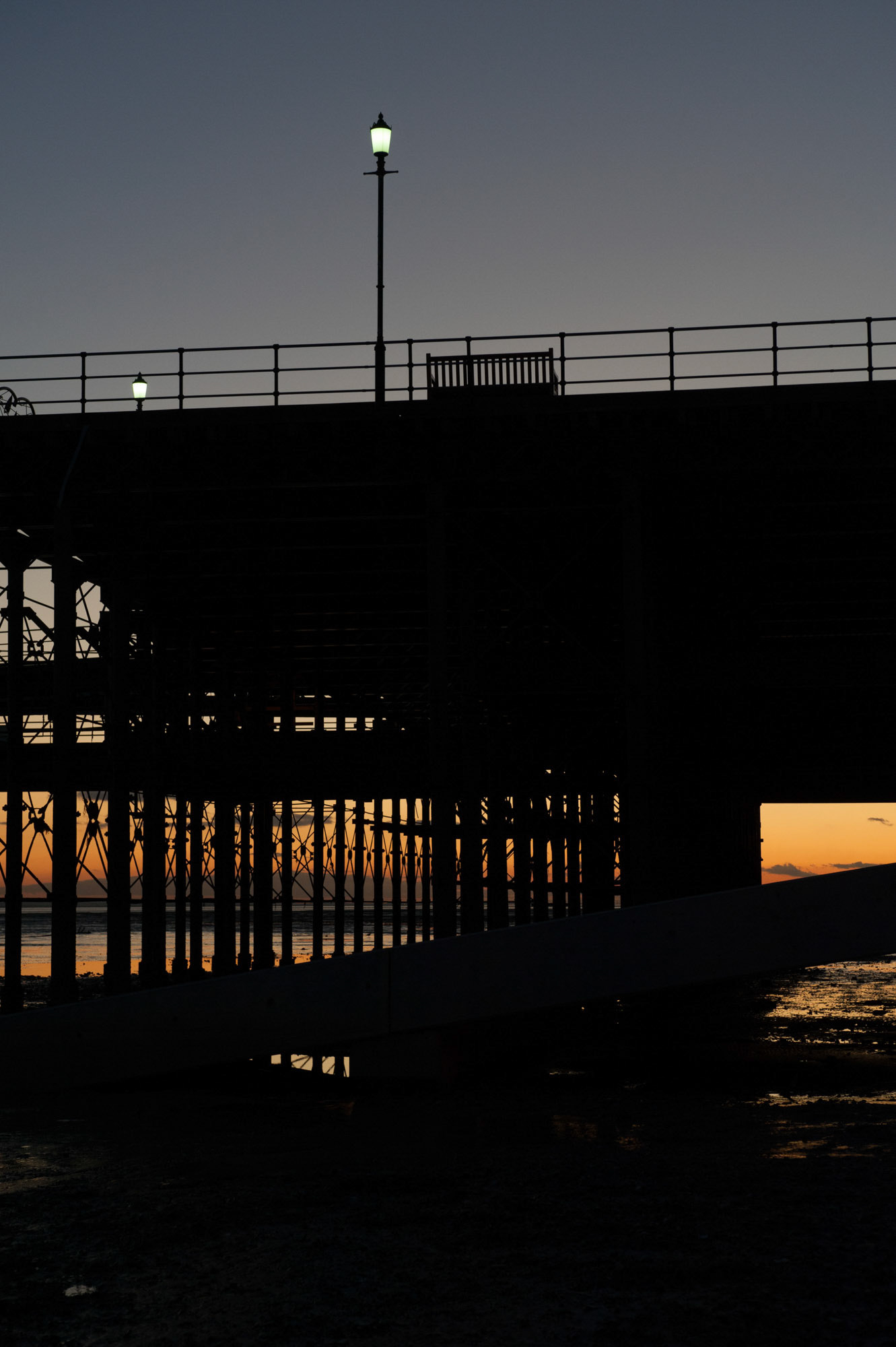 Southend Pier Silhouette