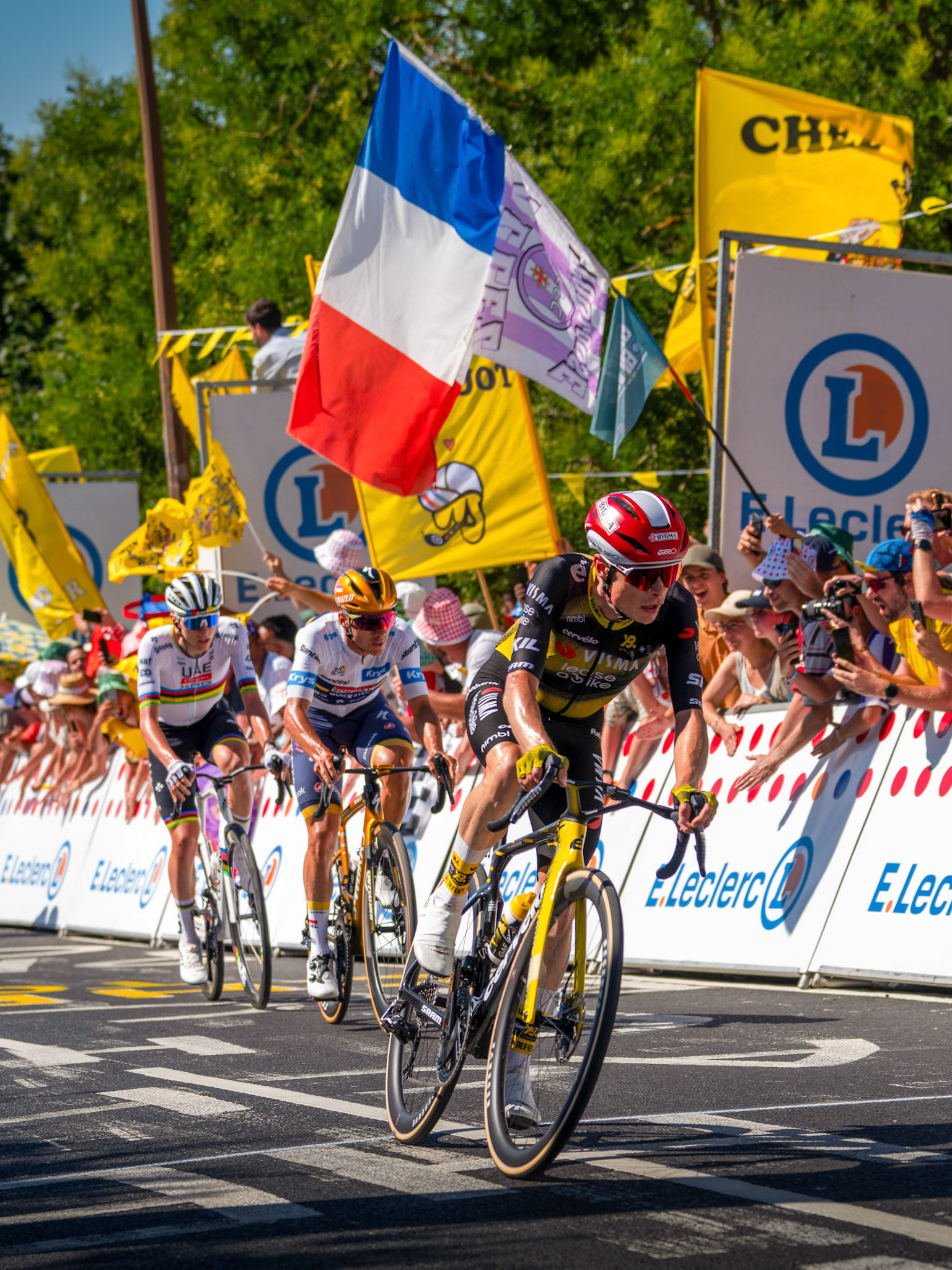 J. Vingegaard, R. Evenepoel, T. Pogačar - Tour de France 2025