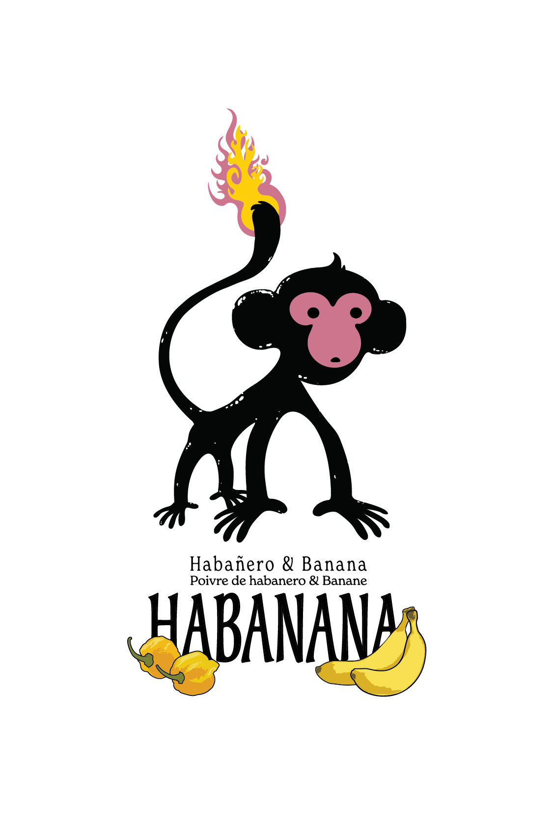 Fire Monkey  & Habanana Logo