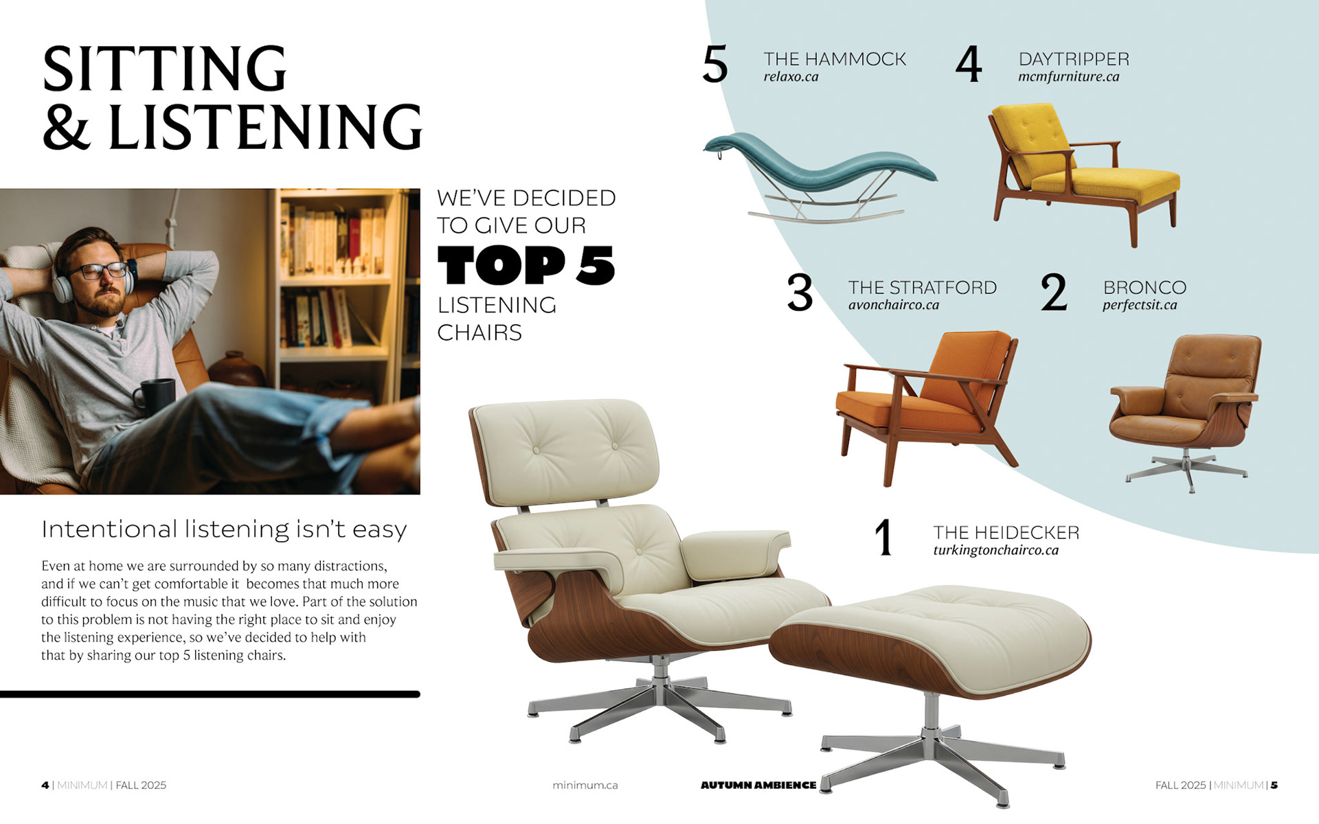 Sitting &amp; Listening Article Spread