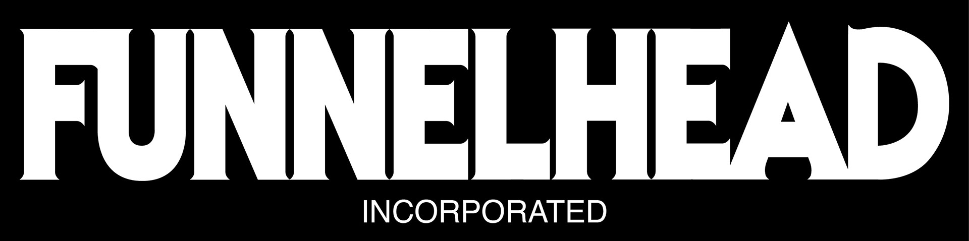 Funnelhead Wordmark on Black