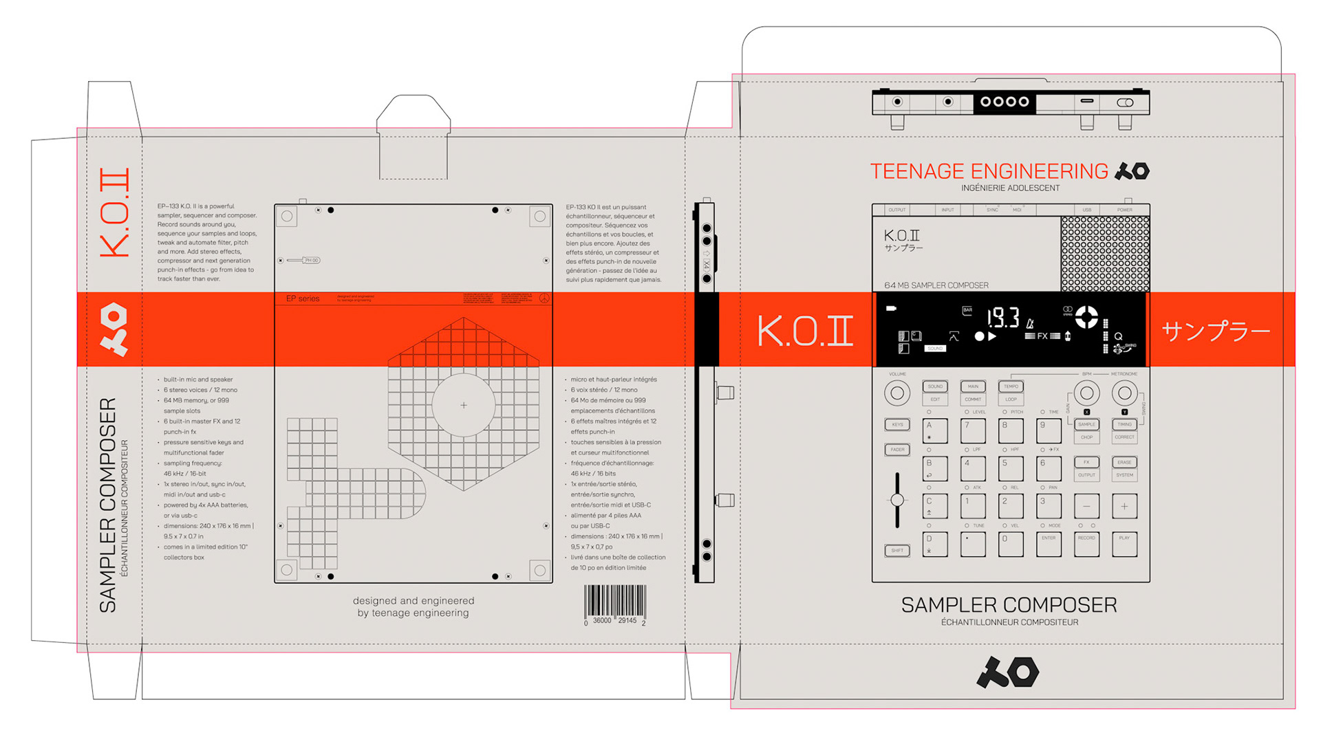 K.O. II Packaging