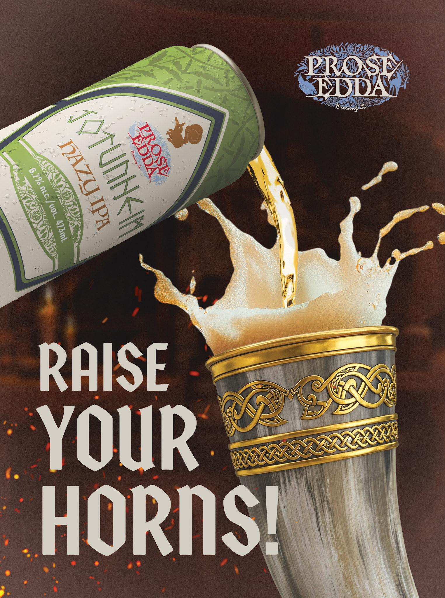 "Raise Your Horns!" Ad