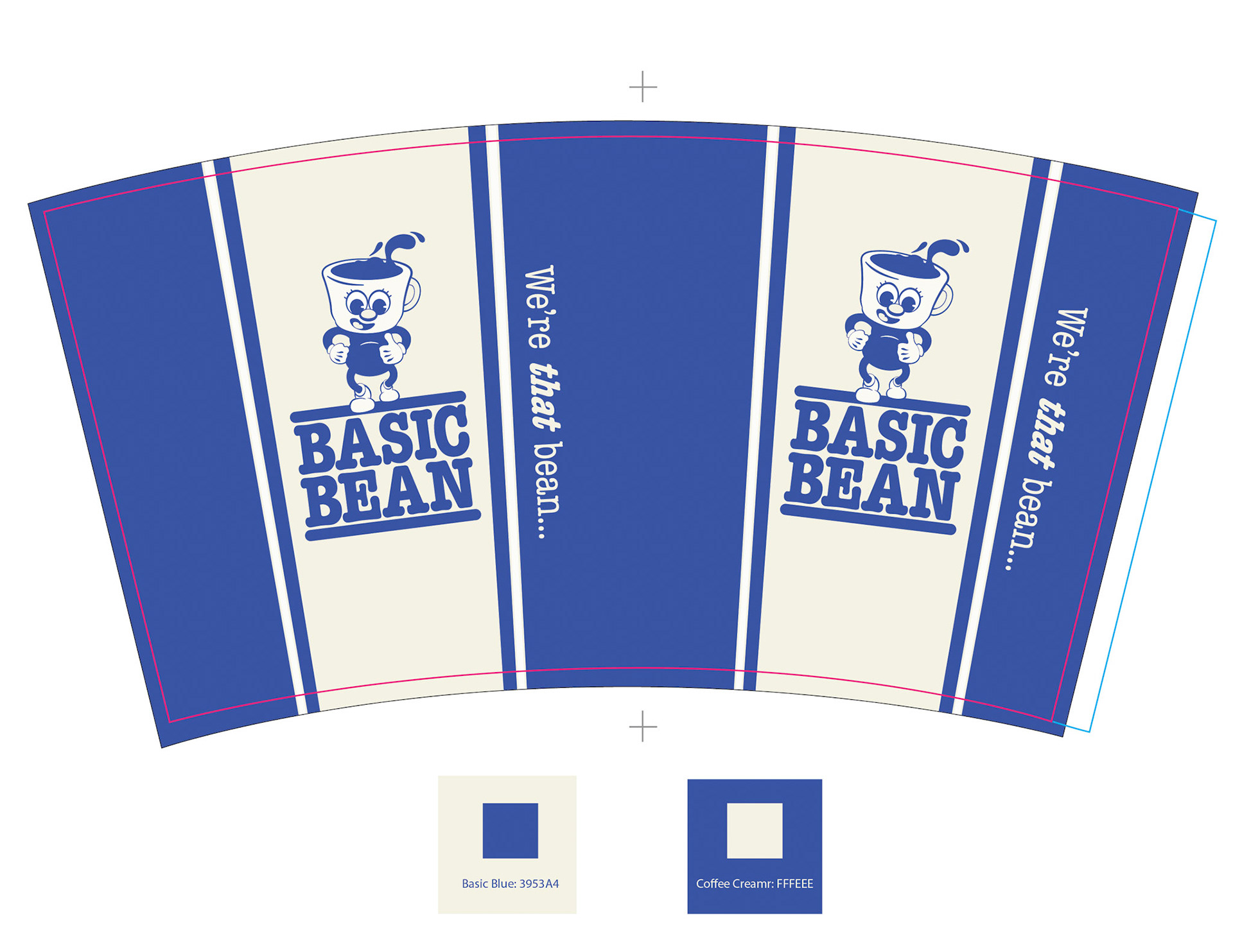 Basic Bean Cup Wrap Design