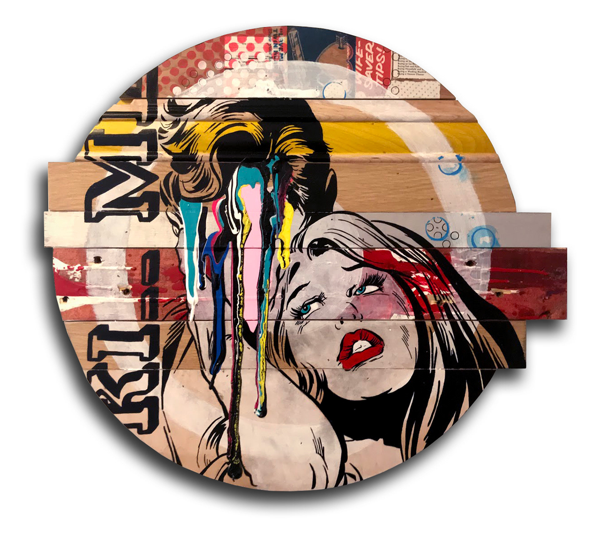 SOLD | "Ki _ _  Me 2" - 2018 - 22”
