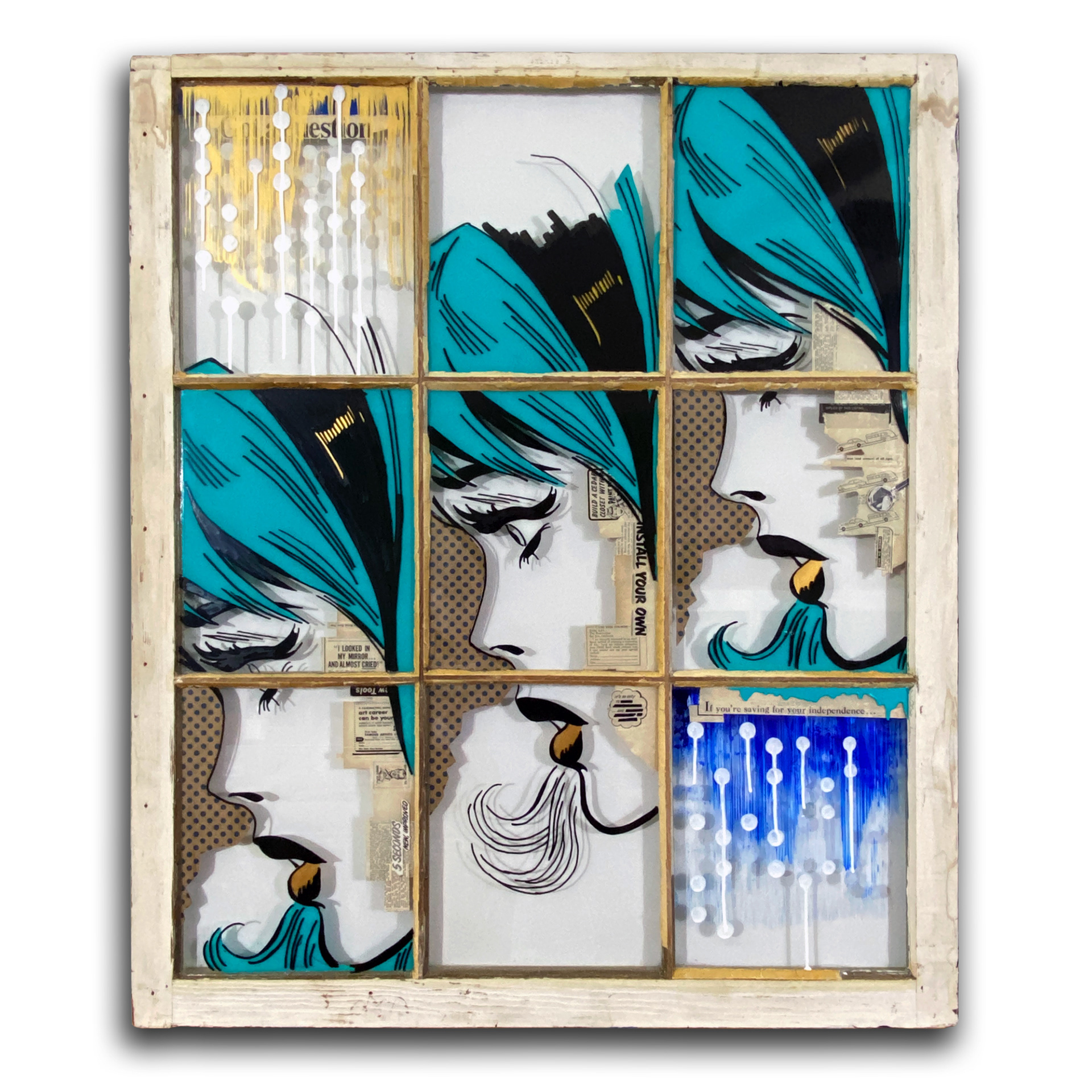 SOLD | "Repeater” - 2020 - 34” x 39 1/2”