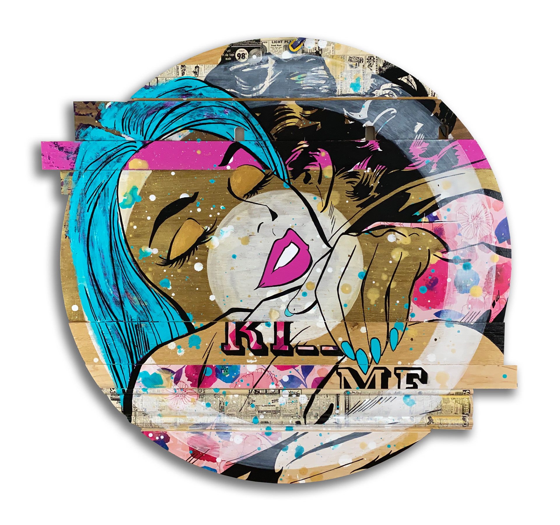 "Ki _ _ Me 4" - 2021 - 29”