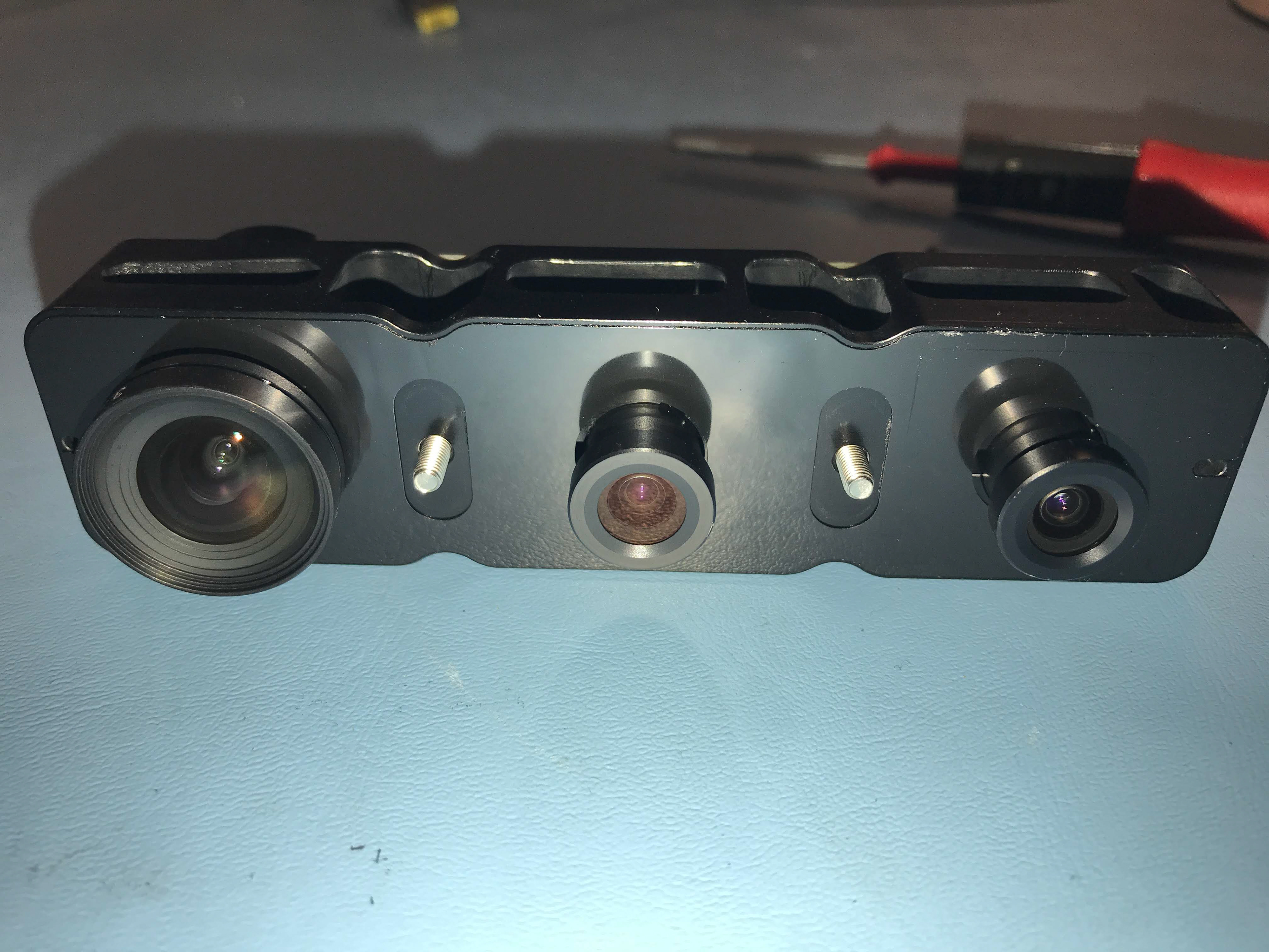 Working on an early prototype of a Camera I was the lead designer of.