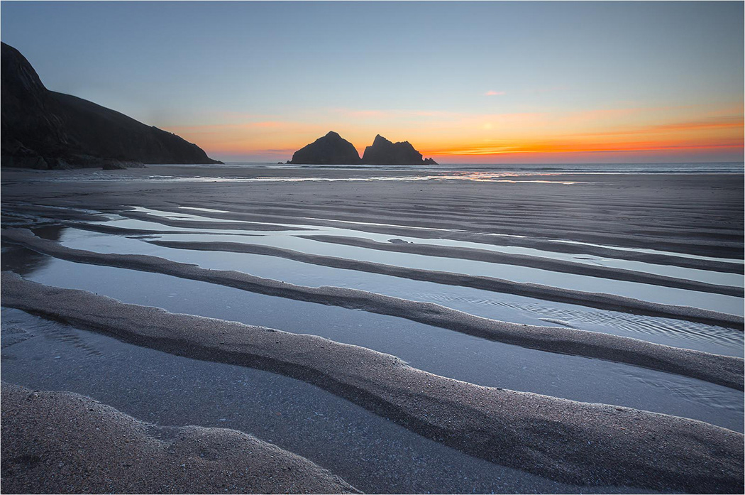 Holywell Bay Sunset
