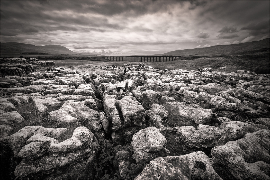 Limestone Pavement Ribblehead Viaduct
